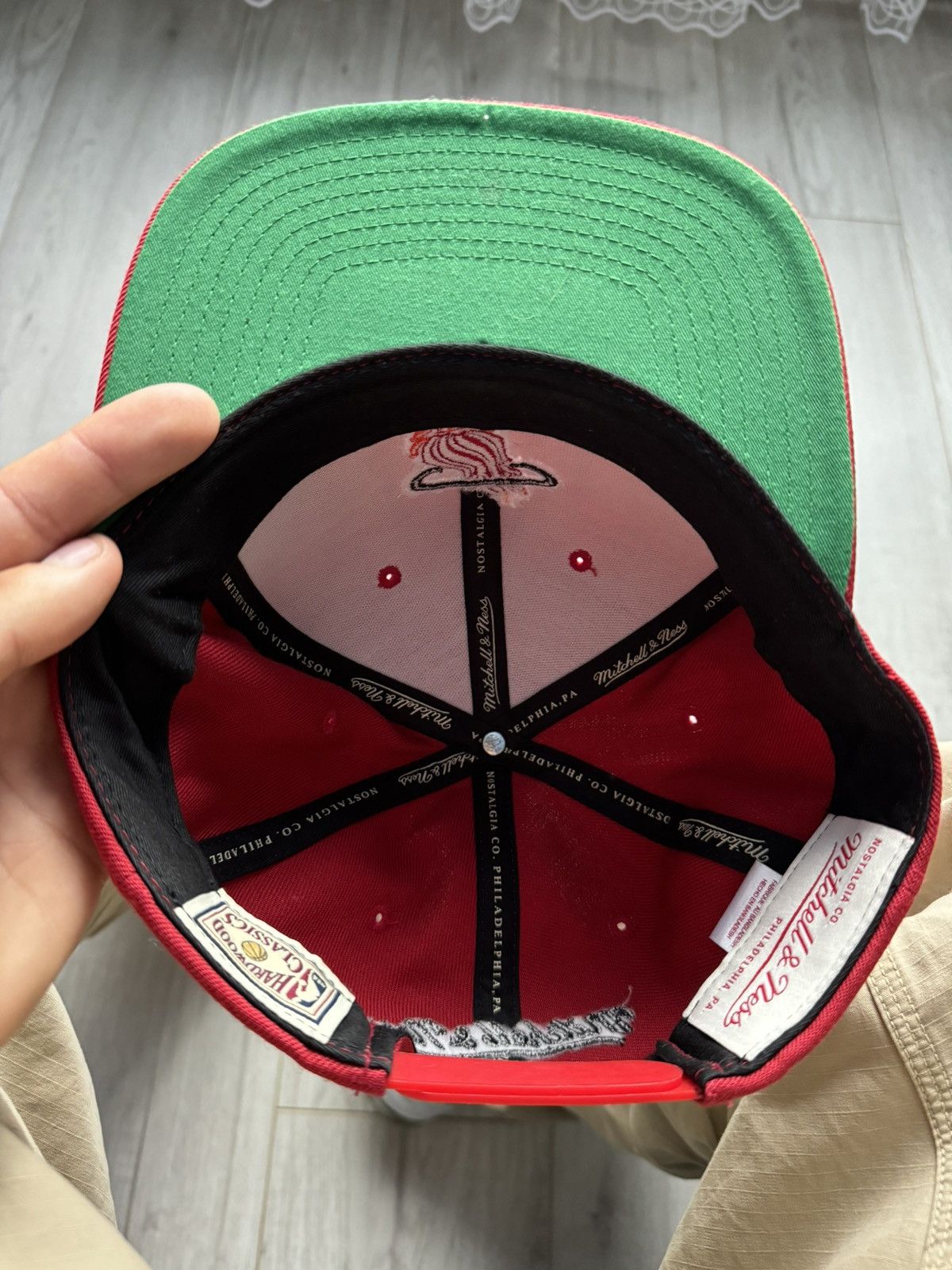 Mitchell & Ness × NBA Mitchel & Ness NBA Hats Miami Heat Cap Size 32 - 3 Thumbnail