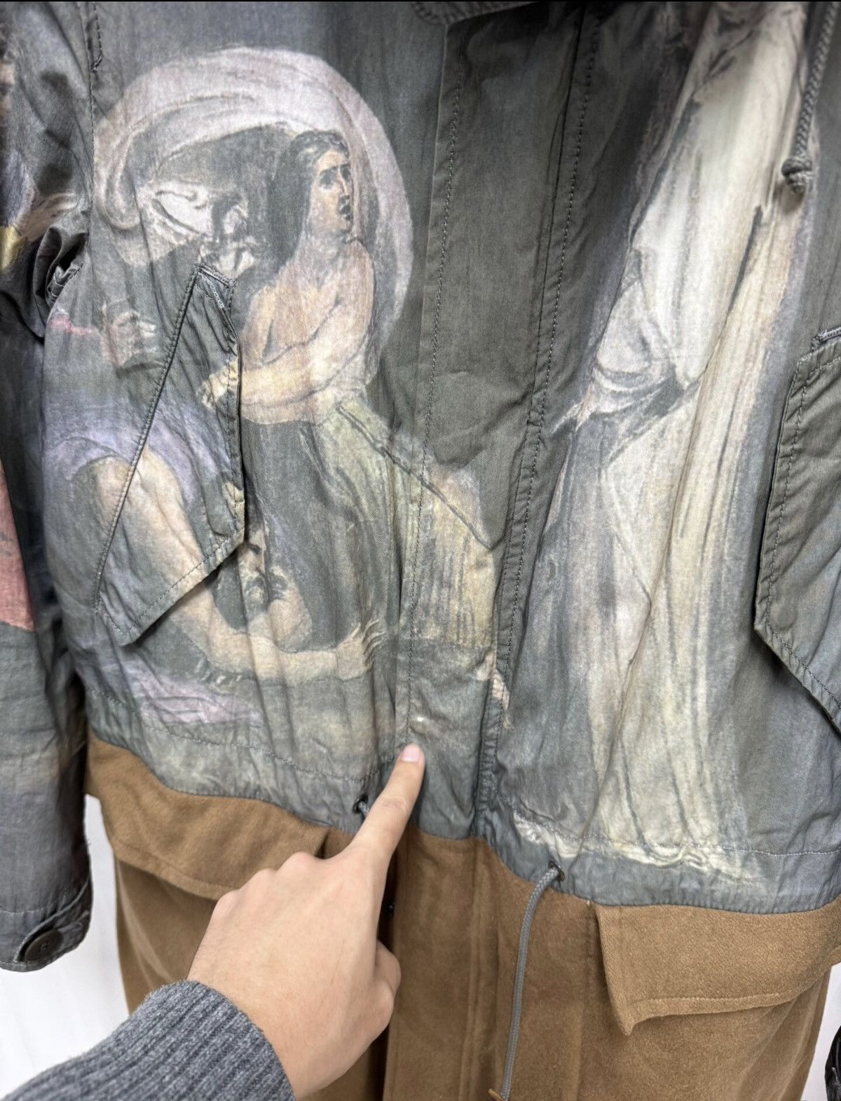 Undercover Undercover Fall/Winter 2015 Patchwork "Oil Painting" Coat Size US M / EU 48-50 / 2 - 3 Thumbnail