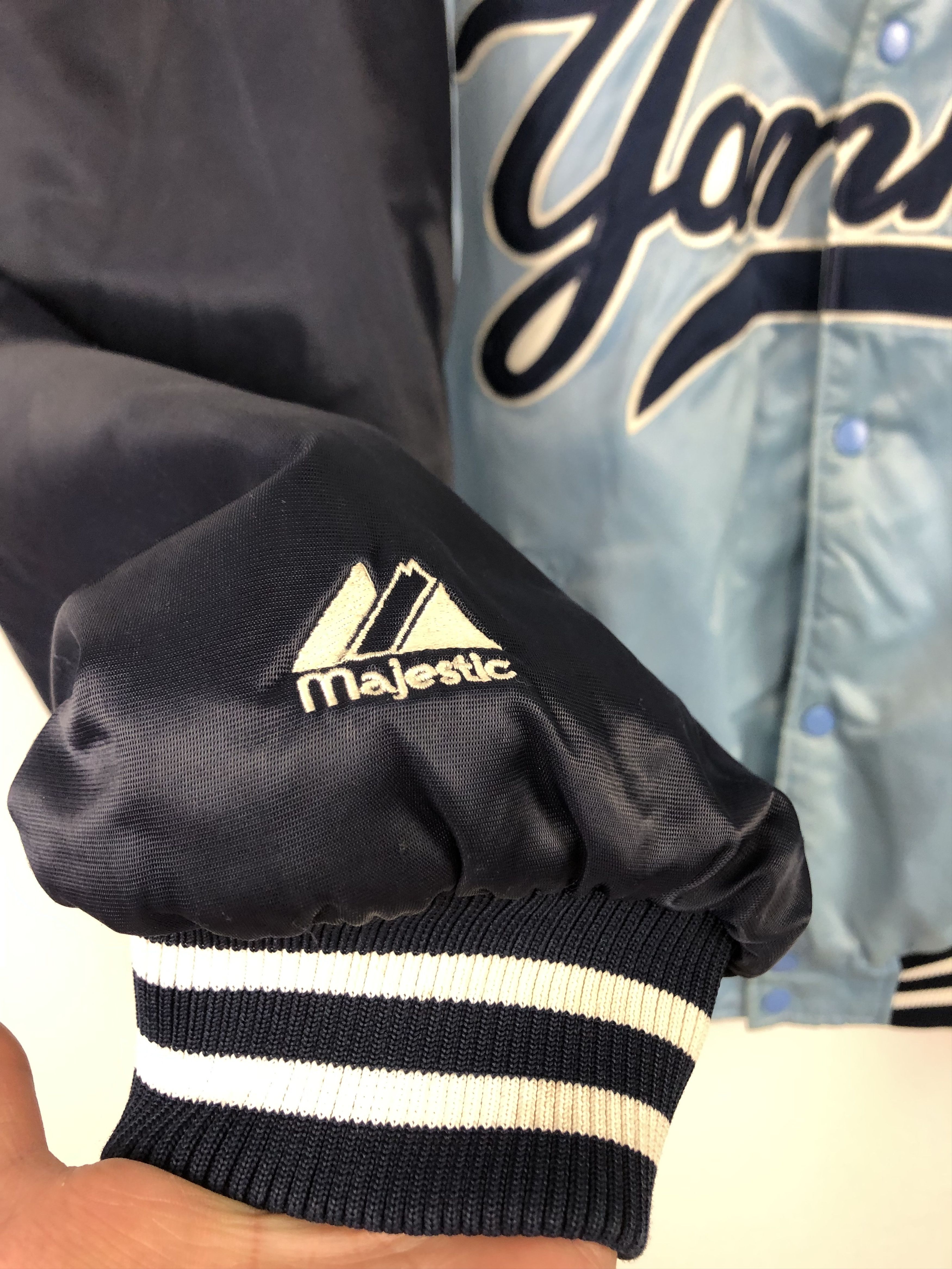 Starter × Vintage Vintage New York Yankees Satin Bomber Jacket MLB Rare Size US L / EU 52-54 / 3 - 5 Thumbnail