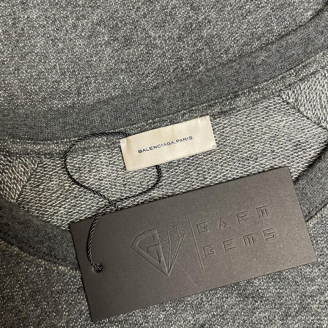 Balenciaga Balenciaga B Logo Knit Sweatshirt Size US XL / EU 56 / 4 - 4 Thumbnail