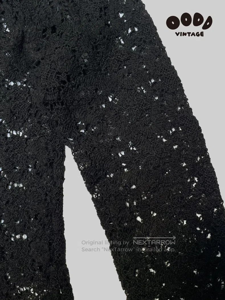 Comme des Garcons Comme Des Garcons Lace Cutout Knit Top Size S / US 4 / IT 40 - 6 Thumbnail