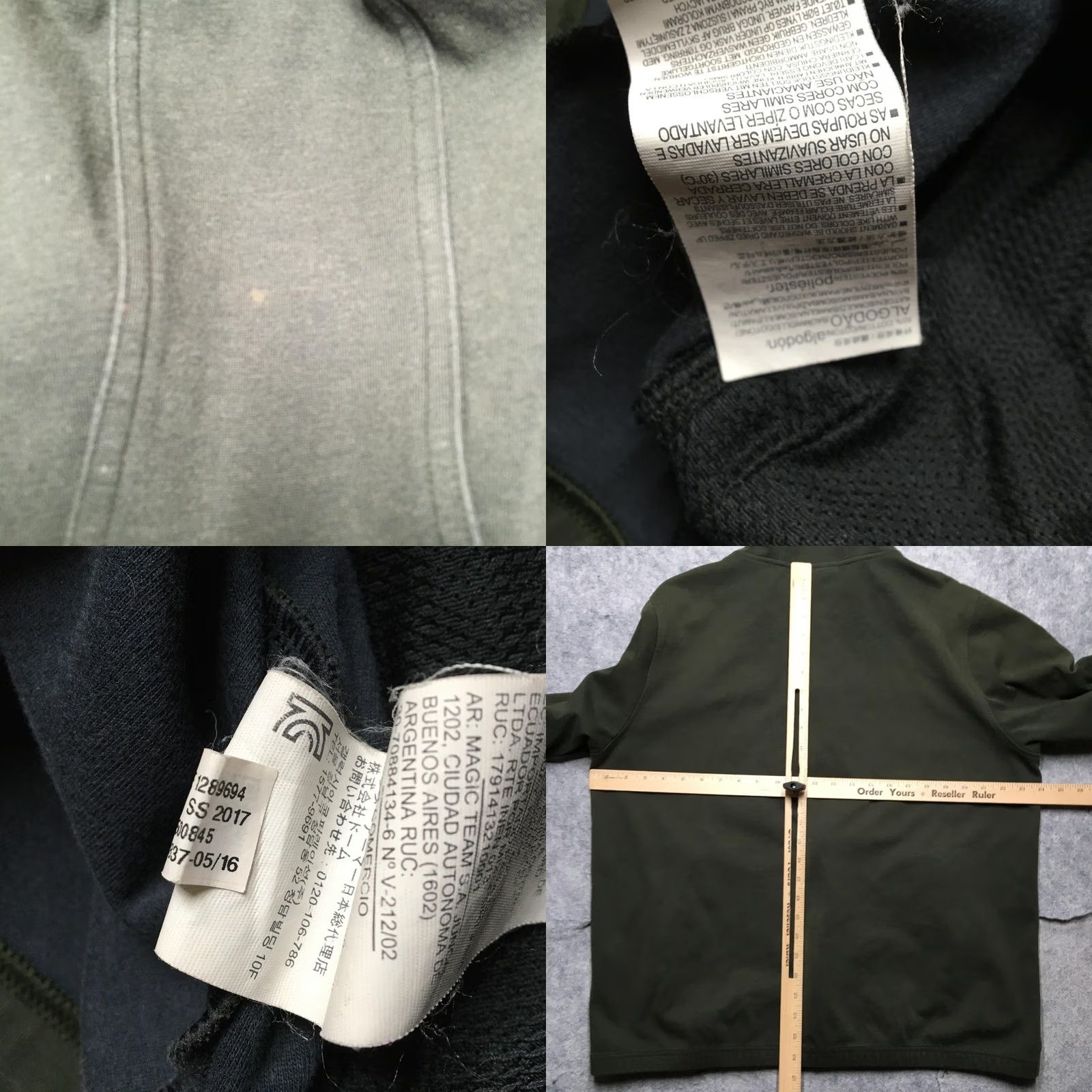 Under Armour Under Armour Storm Full Zip Hoodie Mens XL Green Water Resistant Hooded Jacket Size US XL / EU 56 / 4 - 9 Thumbnail
