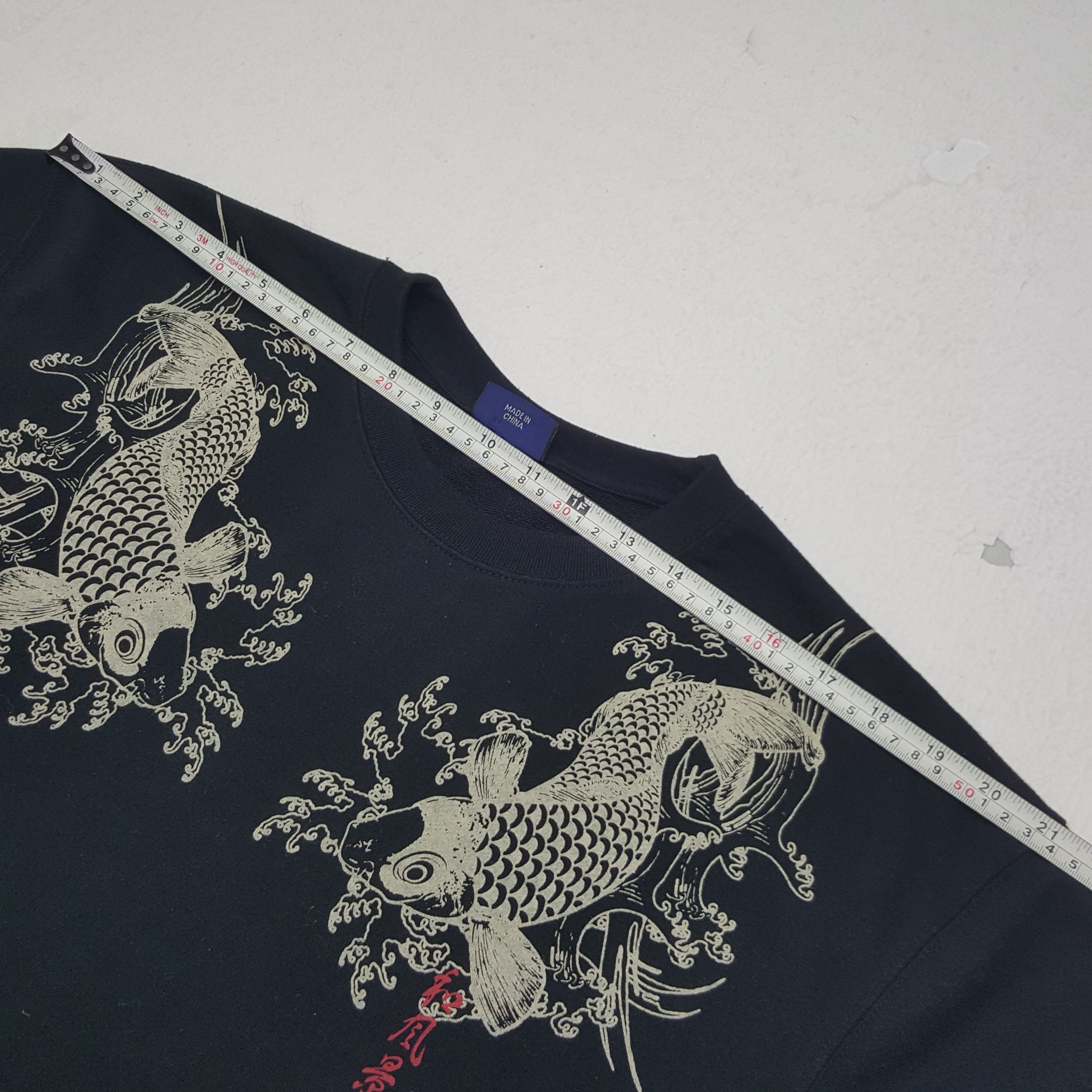 Bullet Noise × Japanese Brand × Vintage Vintage Bullet Noise Fish Sweatshirt Size US XL / EU 56 / 4 - 7 Thumbnail