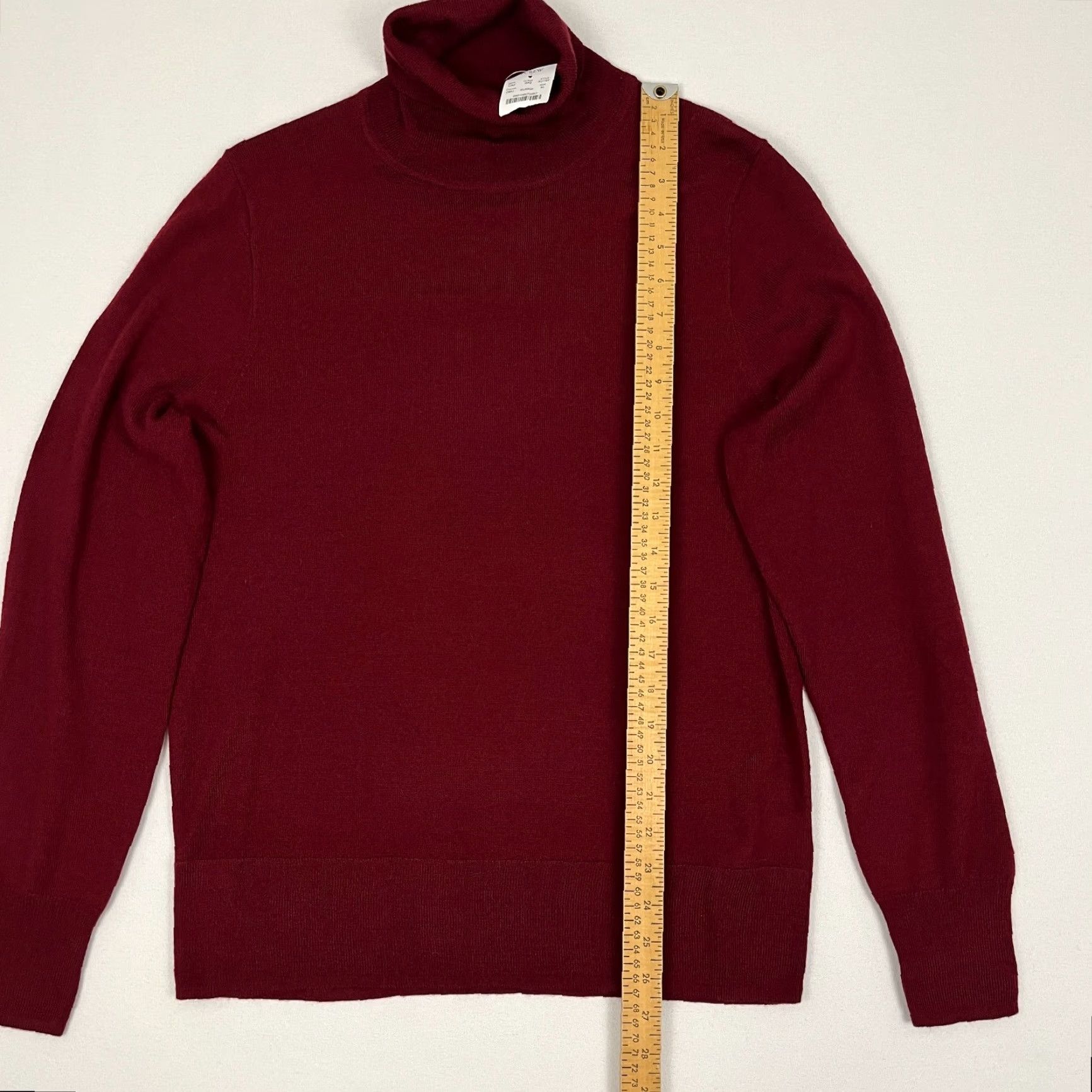J.Crew J Crew Sweater Womens XL Red Turtleneck Washable Merino Wool Blend NEW Size XL / US 12-14 / IT 48-50 - 4 Thumbnail