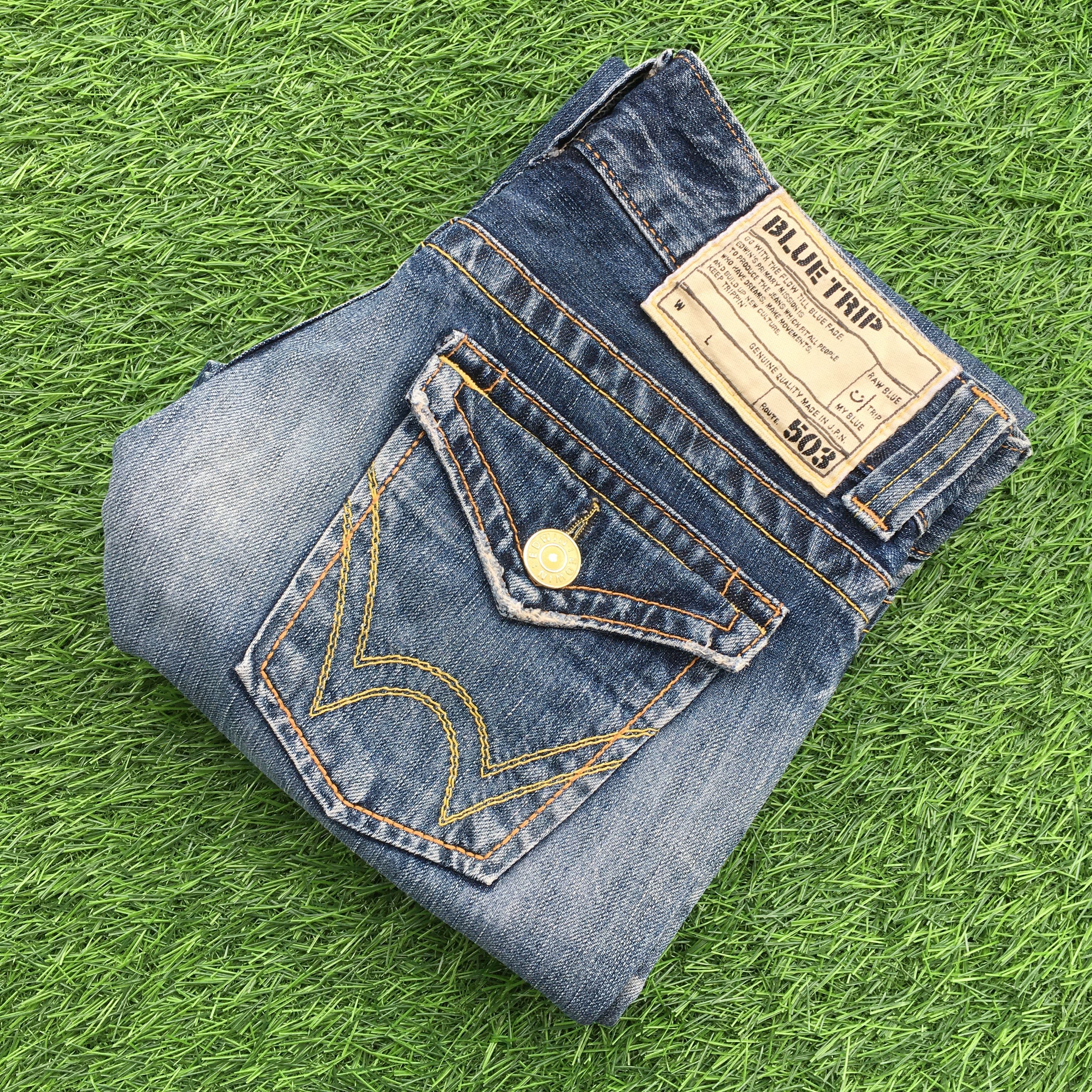Japanese Brand Japan Grunge Low-Rise Bootcut Denim Jeans D-1229 Size 27" / US 4 / IT 40 - 8 Thumbnail