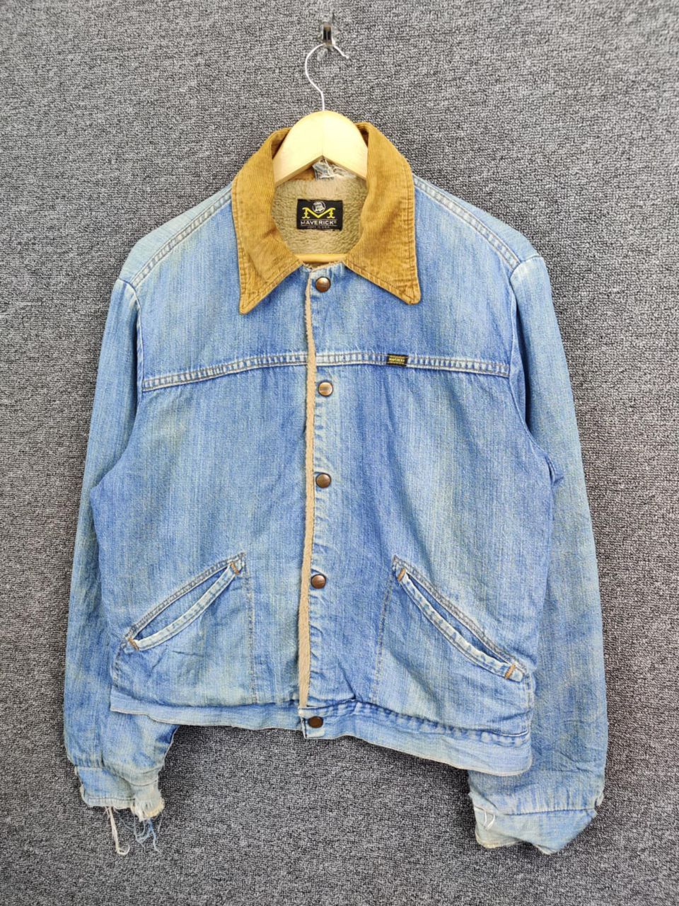 Japanese Brand Vintage Thrashed 90s Blue Bell Maverick Denim Jacket Size US M / EU 48-50 / 2 - 2 Thumbnail