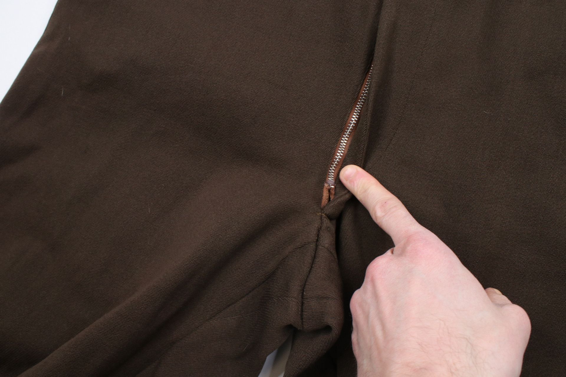Vintage Vintage 50s Military Wool Blend Wide Leg Pants Trousers Size US 36 / EU 52 - 5 Thumbnail
