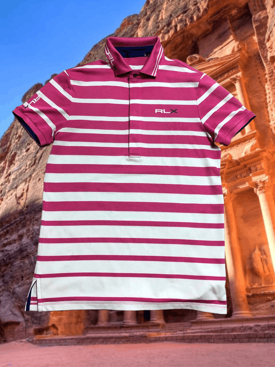RLX Ralph Lauren Vintage Polo RLX Ralph Lauren striped T-Shirt Y2K Size US L / EU 52-54 / 3 - 1 Thumbnail