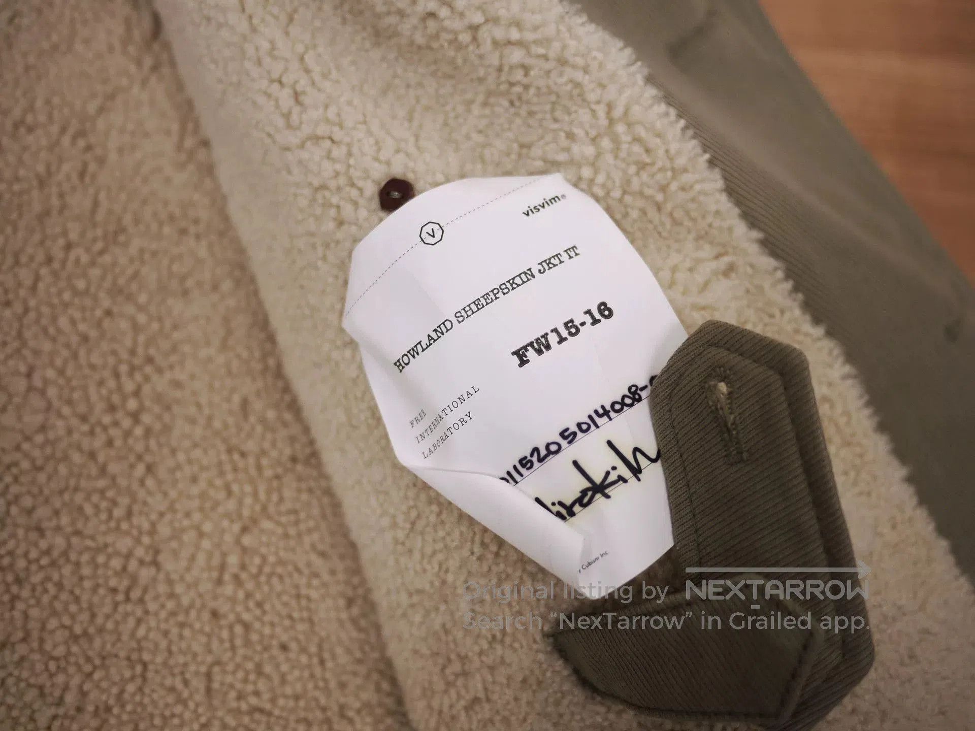 Visvim visvim howland sheepskin jacket in khaki. Size US S / EU 44-46 / 1 - 6 Thumbnail