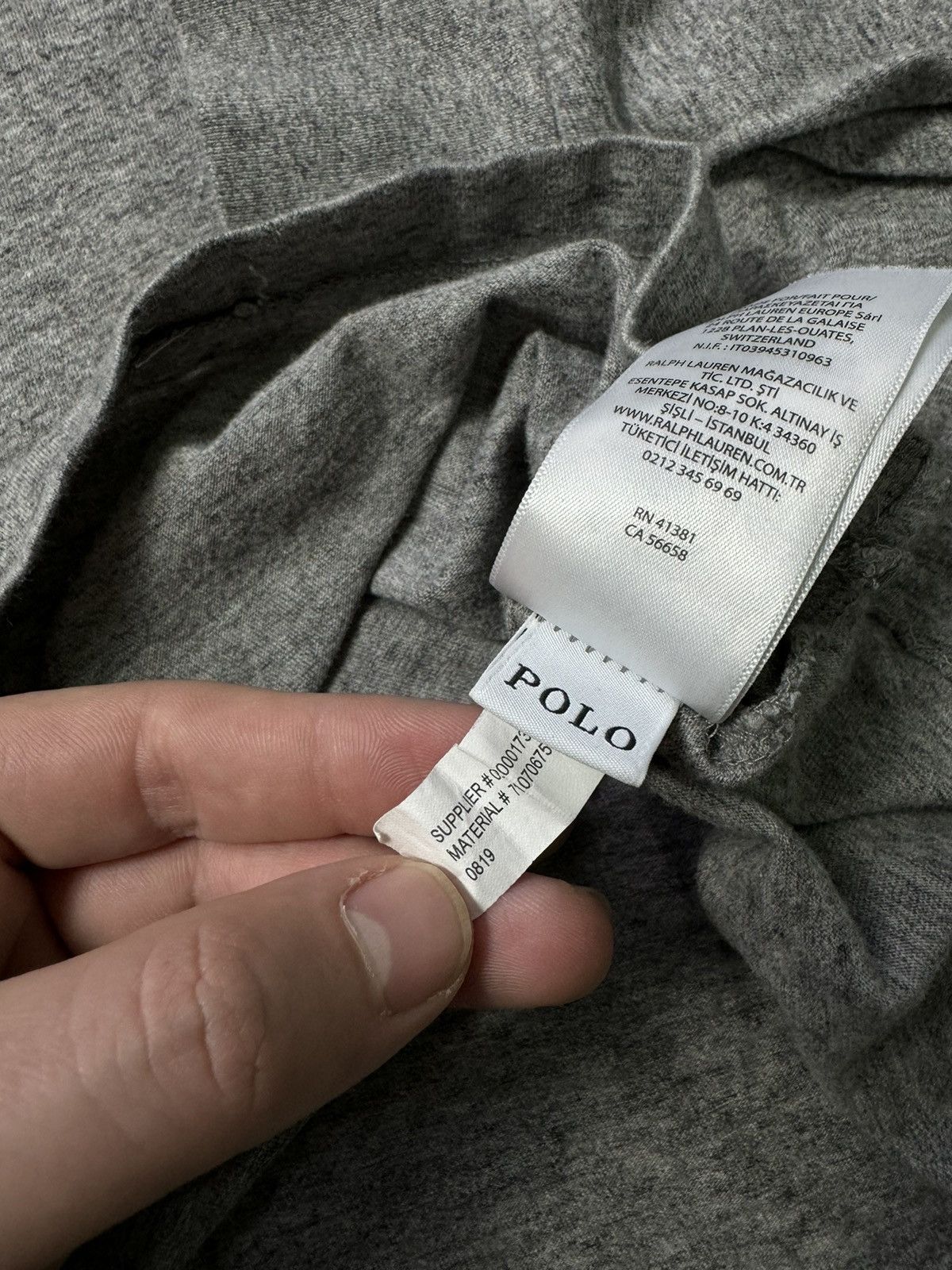 Polo Ralph Lauren × Vintage Vintage Polo Ralph Lauren Long Sleeve Tee Black Pony Y2K 90s Size US L / EU 52-54 / 3 - 6 Thumbnail