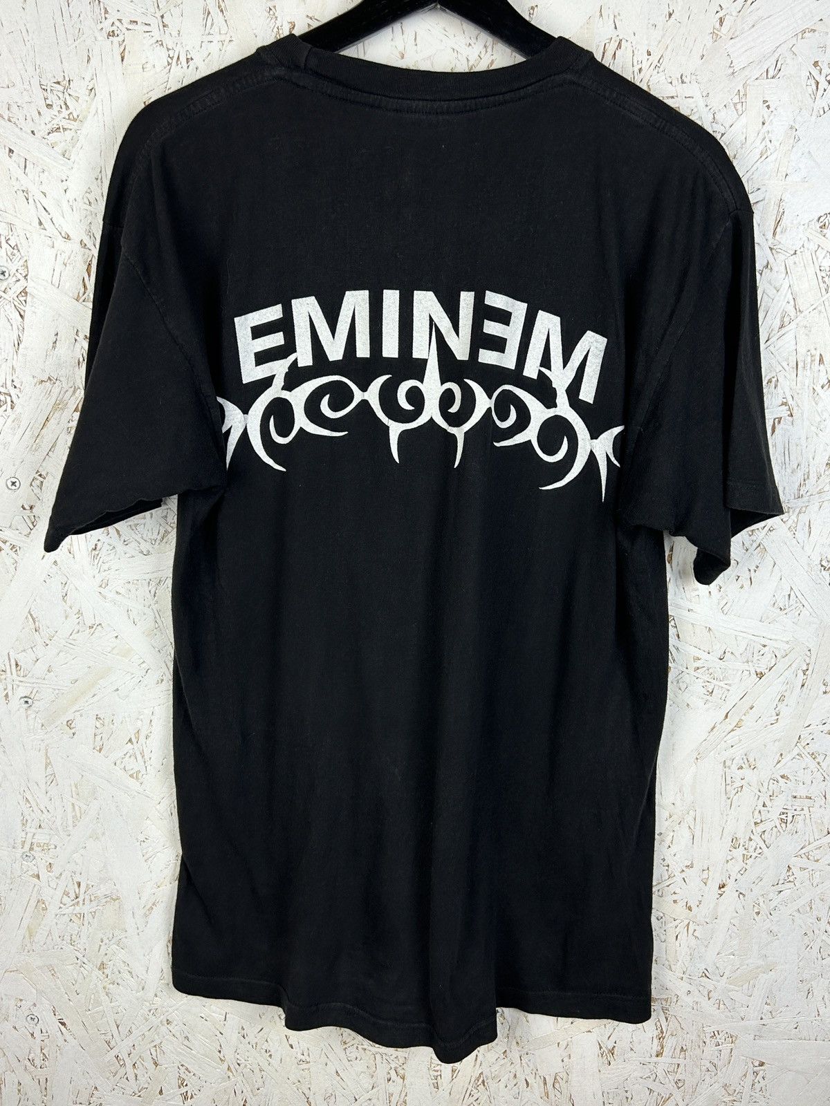Band Tees 00s Vintage Eminem 2005 The Bang Rap Band T-Shirt Black L Size US L / EU 52-54 / 3 - 6 Thumbnail