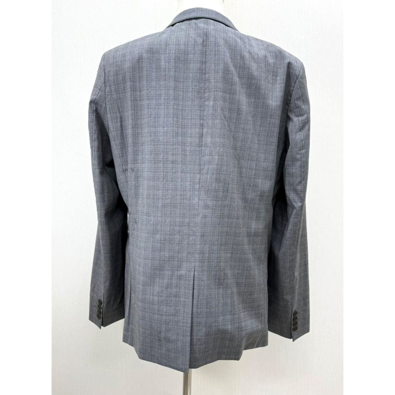 Paul Smith VINTAGE Paul Smith Mens Blazer Leather Wool Grey Jacket XL Notch Lapel 3-in-1 Formal Casual Vintage Mens XL Grey Size 46R - 6 Thumbnail