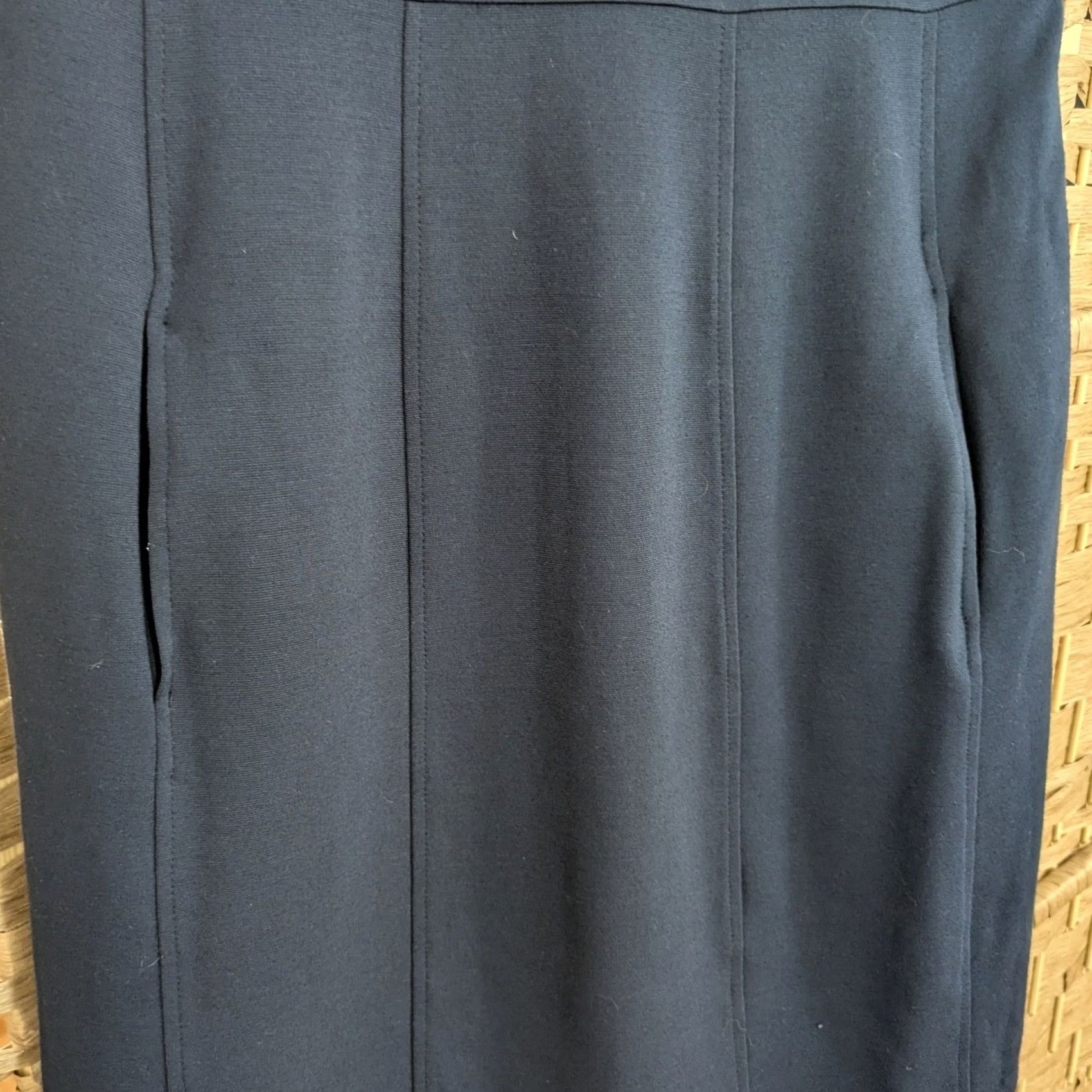 Anthropologie Girls From Savoy Anthropologie Red and Blue Colorblock Ponte Knit Dress Size 4 Size S / US 4 / IT 40 - 4 Thumbnail