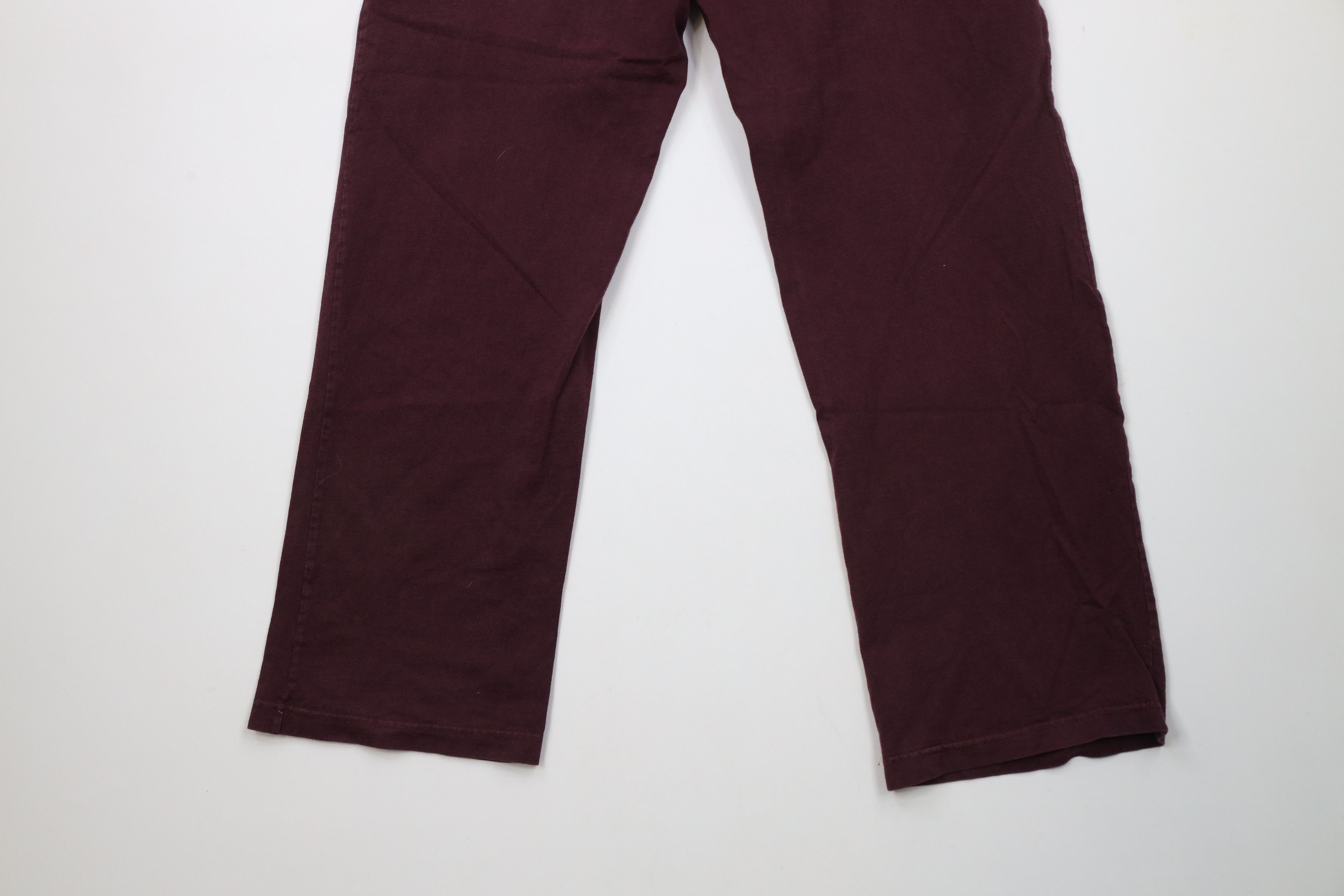Champion × Vintage Vintage Champion Lightweight Sweatpants Maroon Cotton Size US 32 / EU 48 - 13 Thumbnail