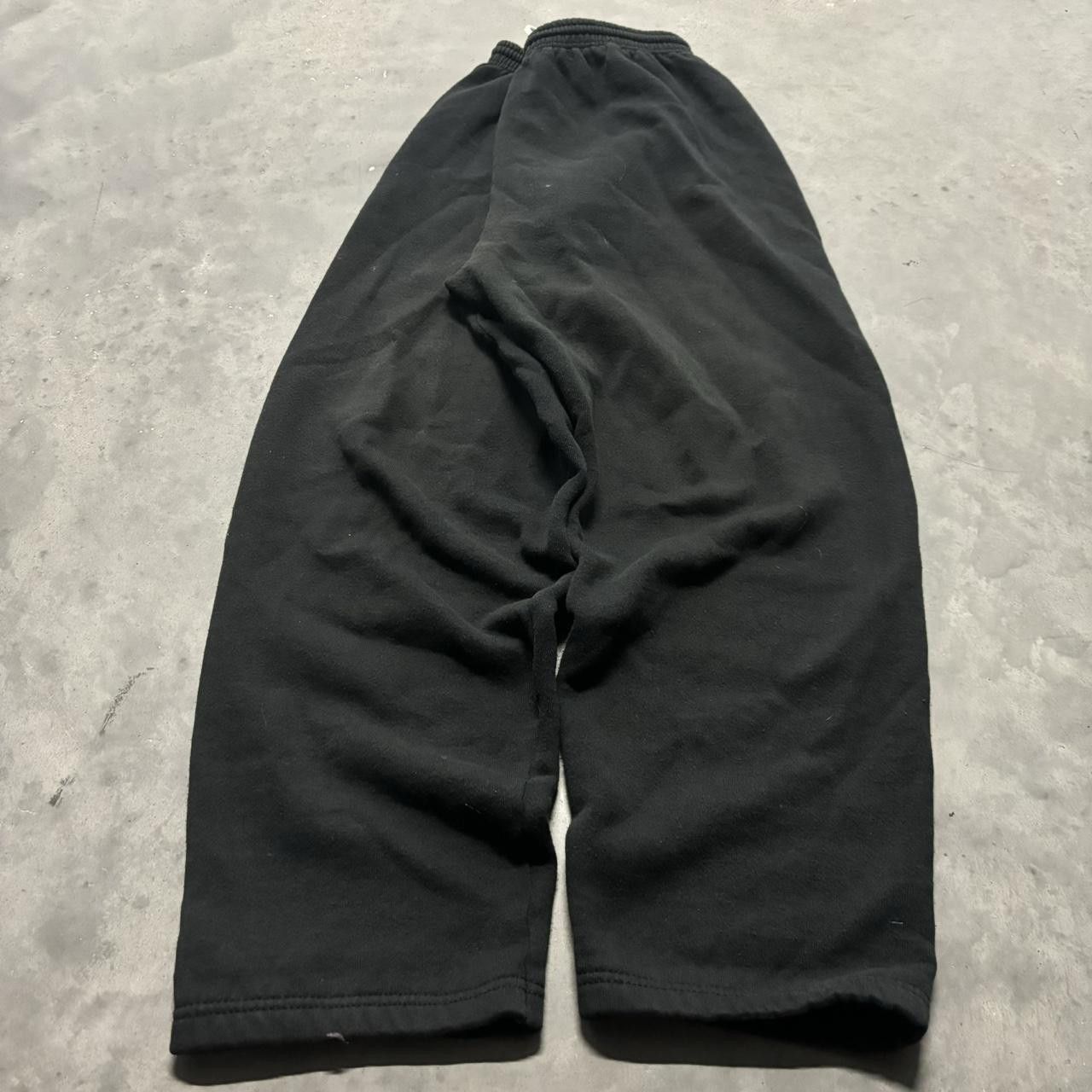 Japanese Brand × Vintage Crazy Vintage Y2K/2000s Black Essential Sweatpants! Size US 30 / EU 46 - 3 Thumbnail