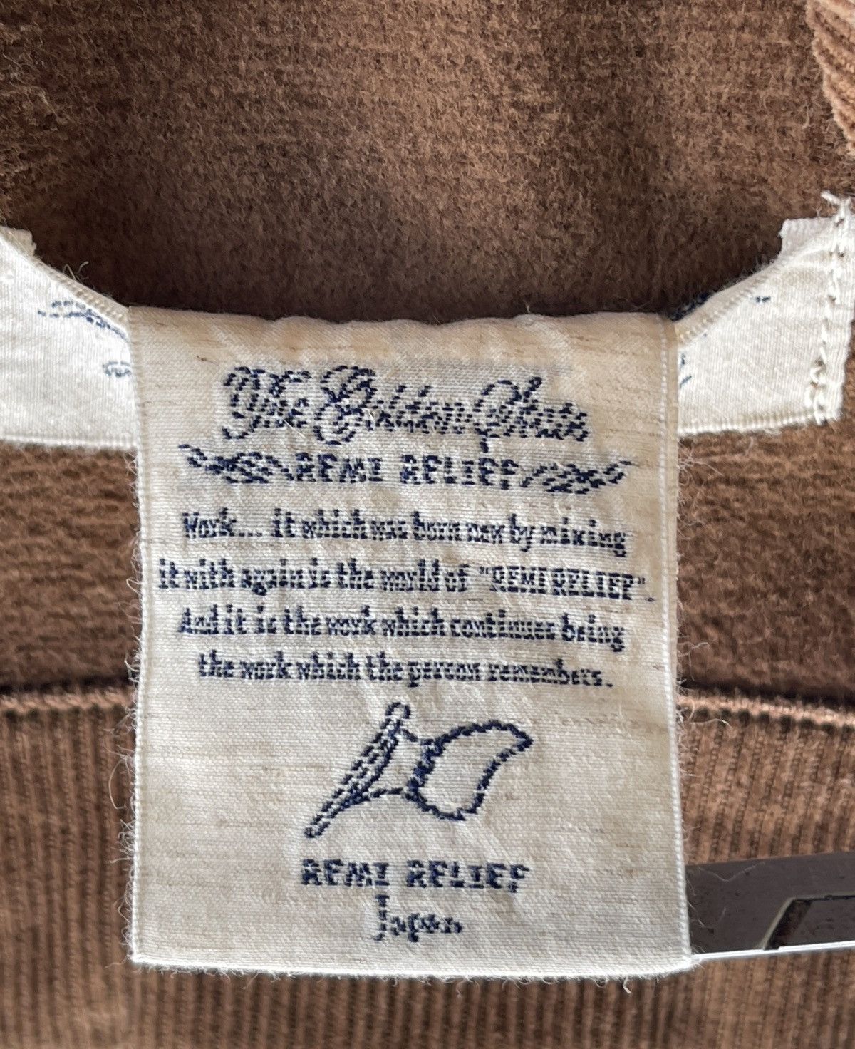 Remi Relief Summer Call Type 1 Corduroy Jacket Size US L / EU 52-54 / 3 - 7 Thumbnail