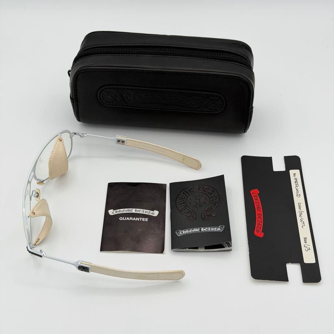 Chrome Hearts CHROME HEARTS STEP Child Sunglasses White Size ONE SIZE - 13 Thumbnail