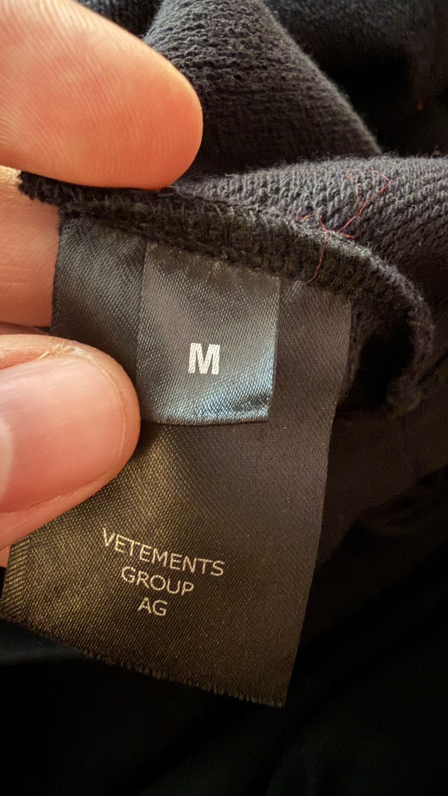 Vetements VETEMENTS Limited Edition Logo Hoodie - Black Size US M / EU 48-50 / 2 - 7 Thumbnail