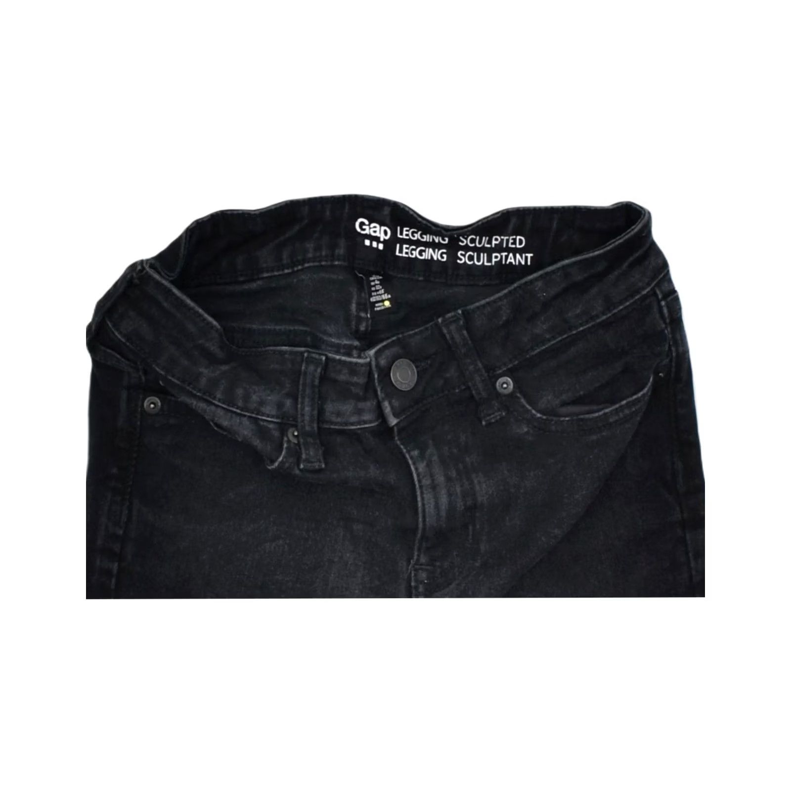 Gap GAP Womens Skinny Jeans UK 4 XS Black Cotton Legging Size 27" / US 4 / IT 40 - 3 Thumbnail
