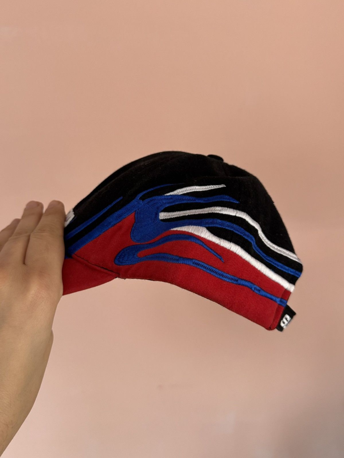 Formula 1 Vintage Subaru Racing F1 Flame Red Blue Cap Size ONE SIZE - 4 Thumbnail
