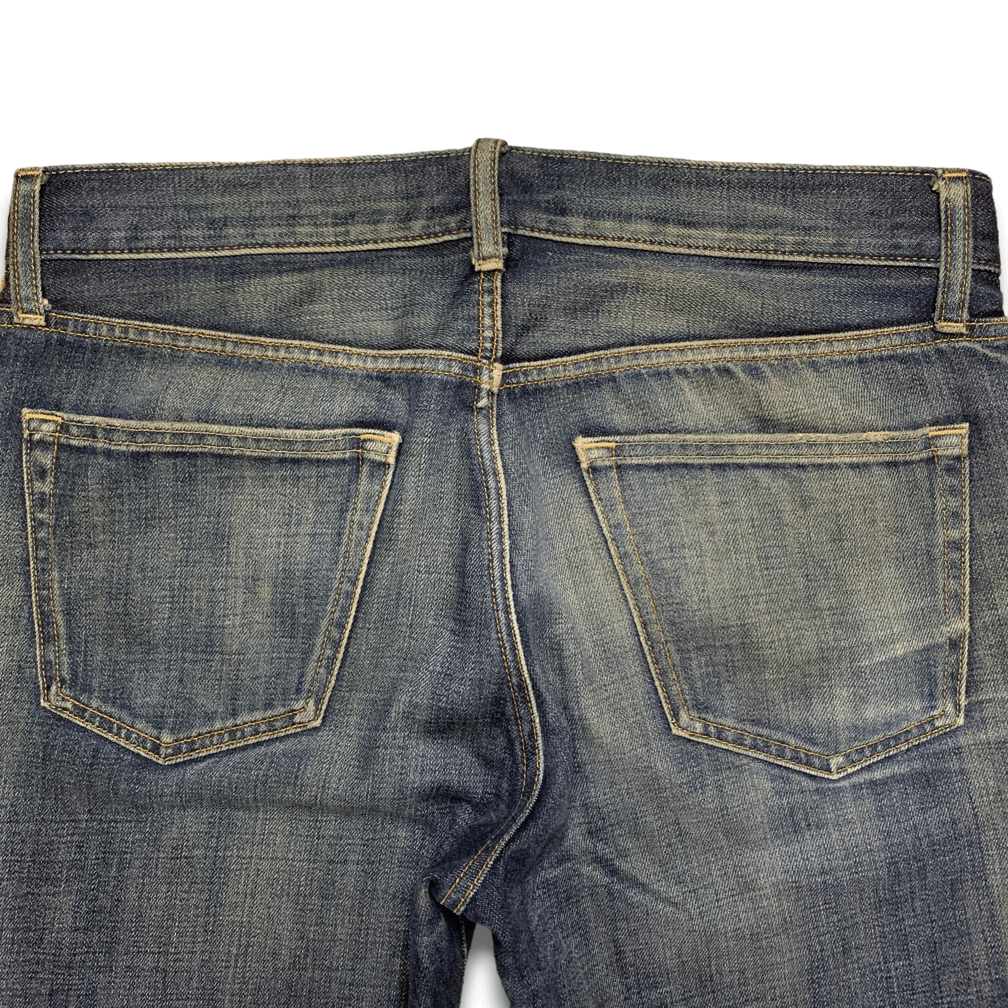 Japanese Brand × Uniqlo Vintage Japanese Uniqlo Kaihara Fabric Loose Jeans 34x32 Size US 34 / EU 50 - 6 Thumbnail