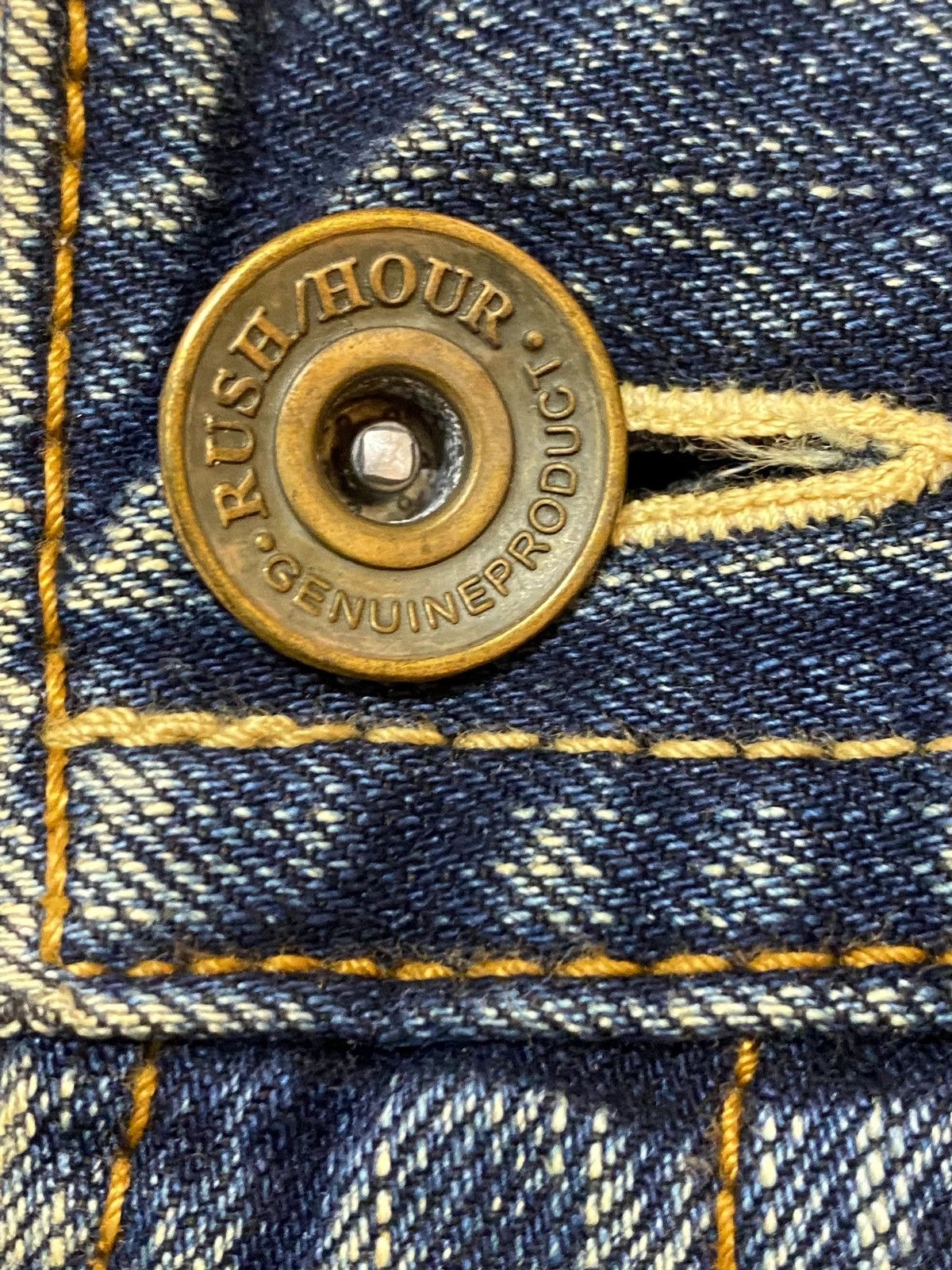 Japanese Brand Vintage Japanese Brand Rush Hour Mud Wash Baggy Jeans Size US 34 / EU 50 - 13 Thumbnail