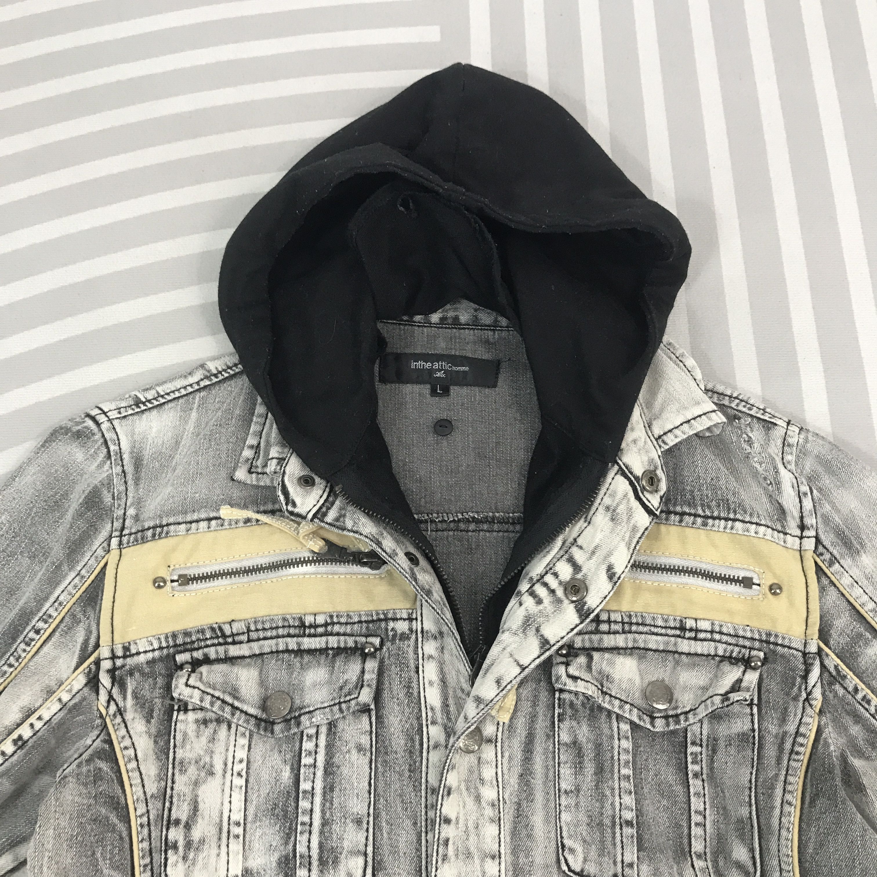 In The Attic × Vintage Vintage In the attic Homme distressed Jacket Size US L / EU 52-54 / 3 - 9 Thumbnail