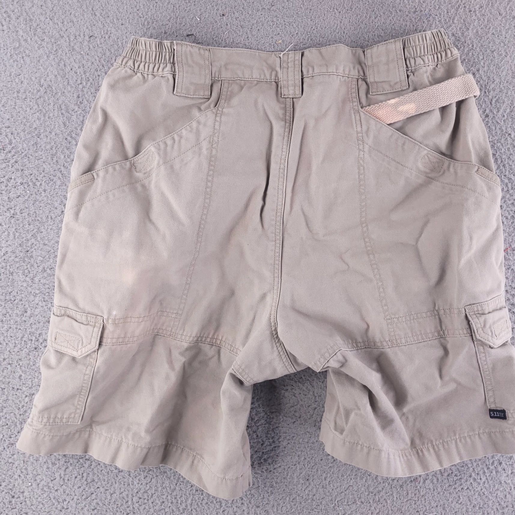 Vintage 511 Tactical Shorts Mens 34 Cargo Beige 5.11 34 in Regular Brown Tan Canvas Utility Work Casual Jeans? Size US 34 / EU 50 - 7 Thumbnail