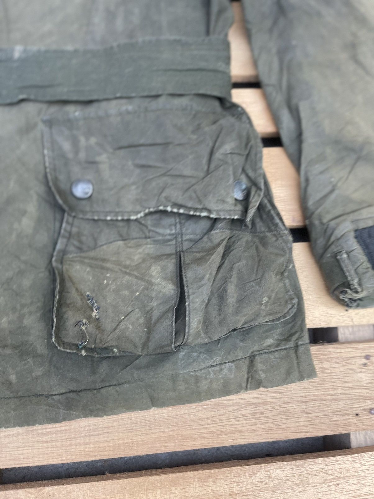 Vintage Japanese Millerain Multi Pocket Jacket Inspired Issey Miyake Size US S / EU 44-46 / 1 - 5 Thumbnail