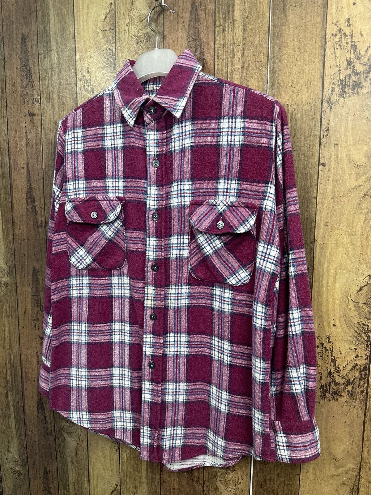 Vintage Vintage Wrangler Flannel Shirt A468 Size US XS / EU 42 / 0 - 2 Thumbnail