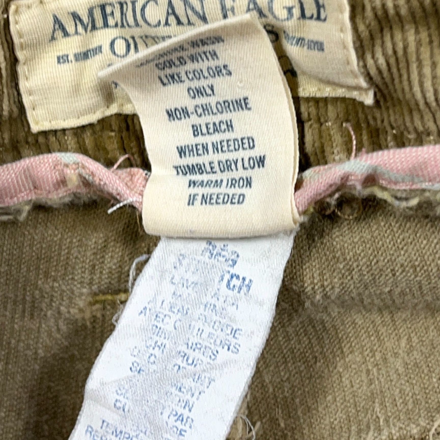 American Eagle Outfitters VINTAGE American Eagle Jeans Women 8 Bootcut Corduroy Brown 00s Modern Classic Hipster Mens Womens Size 30" / US 8 / IT 44 - 5 Thumbnail