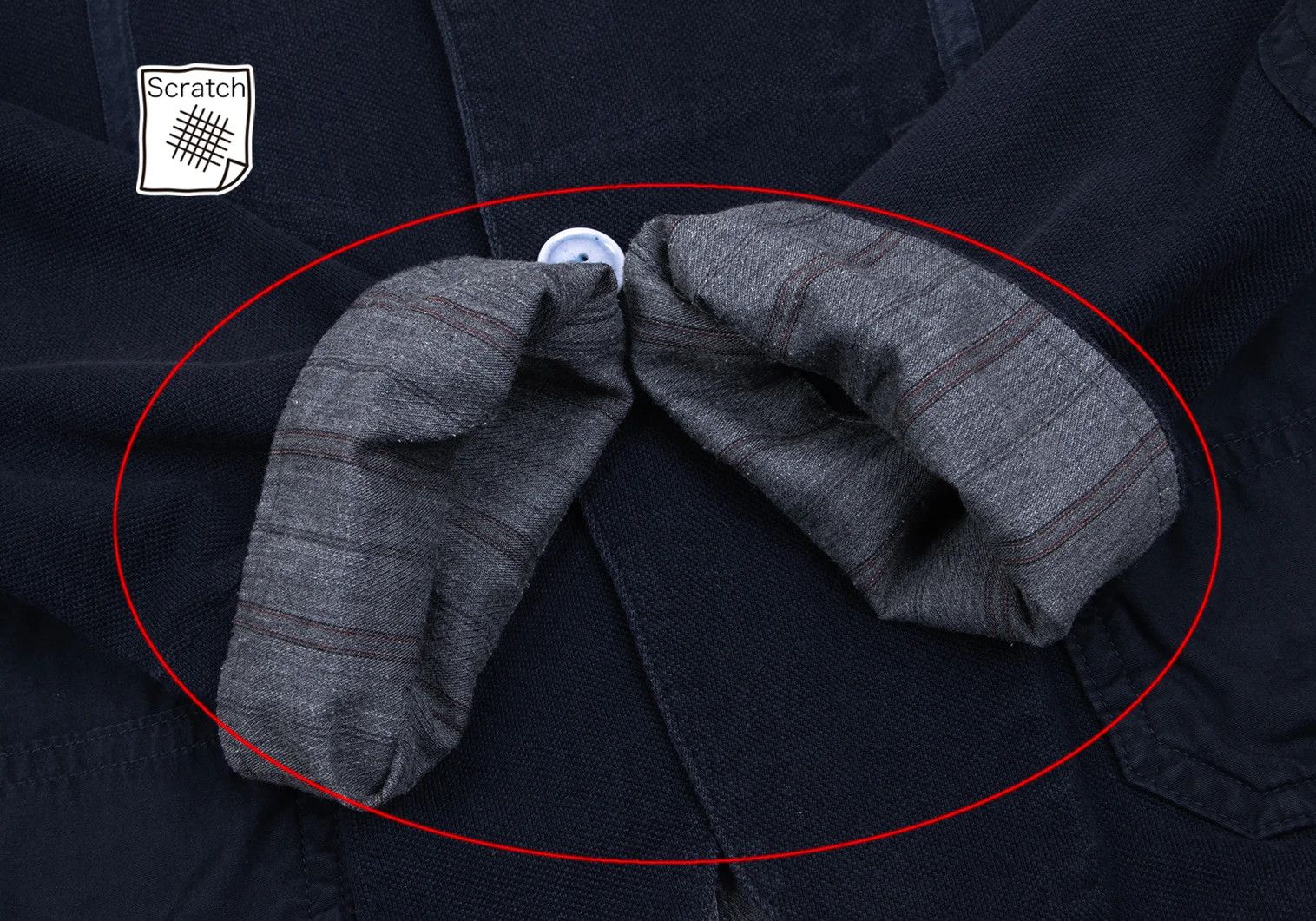 Junya Watanabe Cotton Elbow Patch Design Jacket in Navy Size US S / EU 44-46 / 1 - 11 Thumbnail
