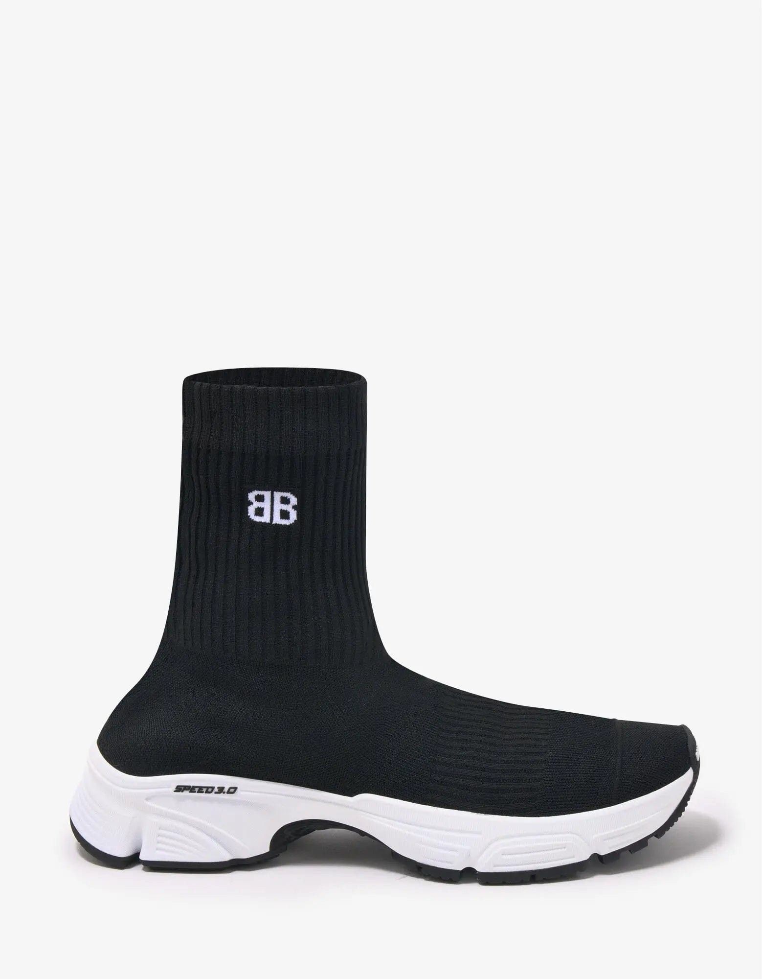 Balenciaga Balenciaga Black Speed 3.0 Trainers - SS21 Size US 9 / EU 42 - 2 Thumbnail