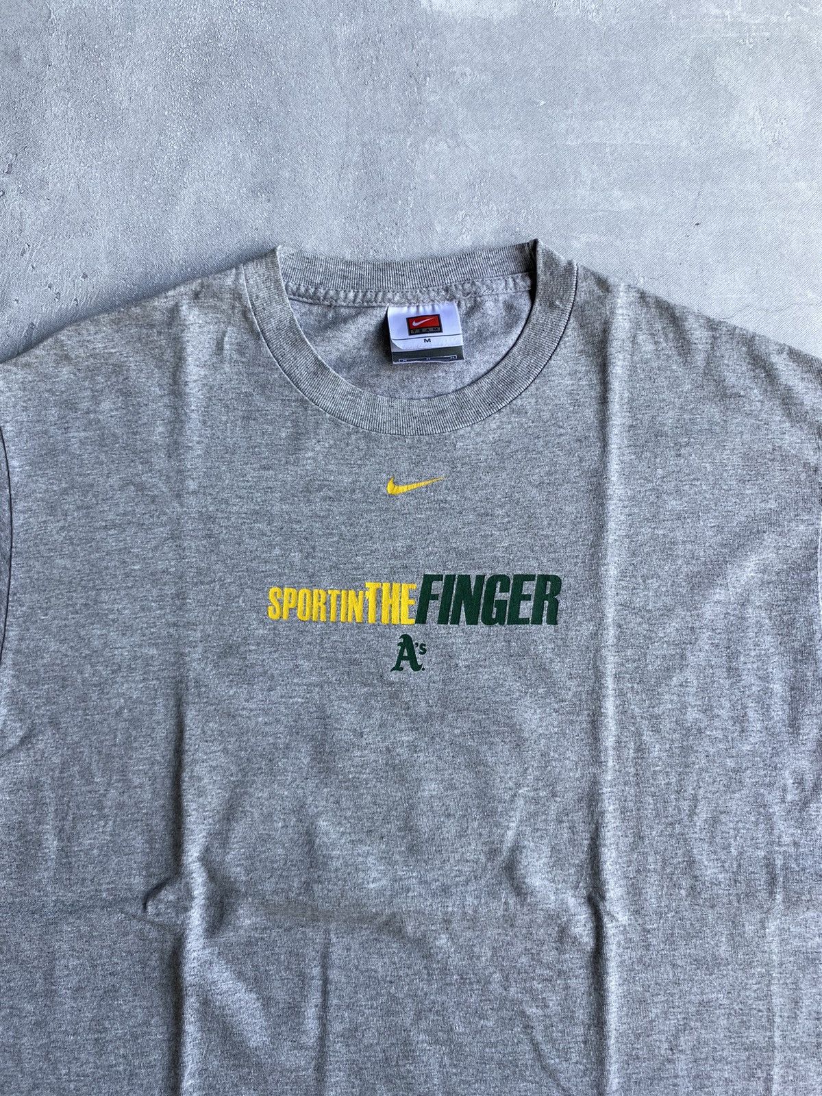Vintage Vtg Nike Team 2003 Oakland Athletics Sport Size US M / EU 48-50 / 2 - 2 Thumbnail