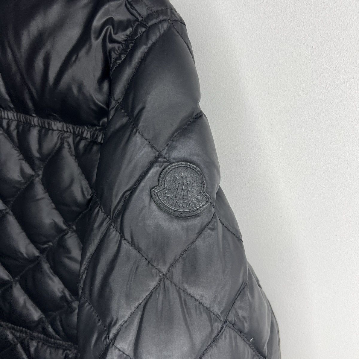 Moncler Moncler Puffer Goose Down Nylon Black Shiny Jacket Racing Size US M / EU 48-50 / 2 - 2 Thumbnail