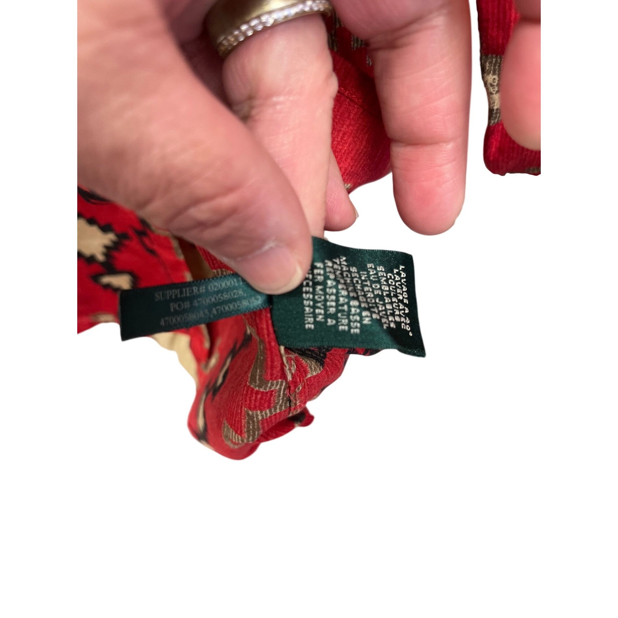 Lauren Ralph Lauren Lauren Ralph Lauren mens red black Navajo style button up sh Size US XL / EU 56 / 4 - 10 Thumbnail