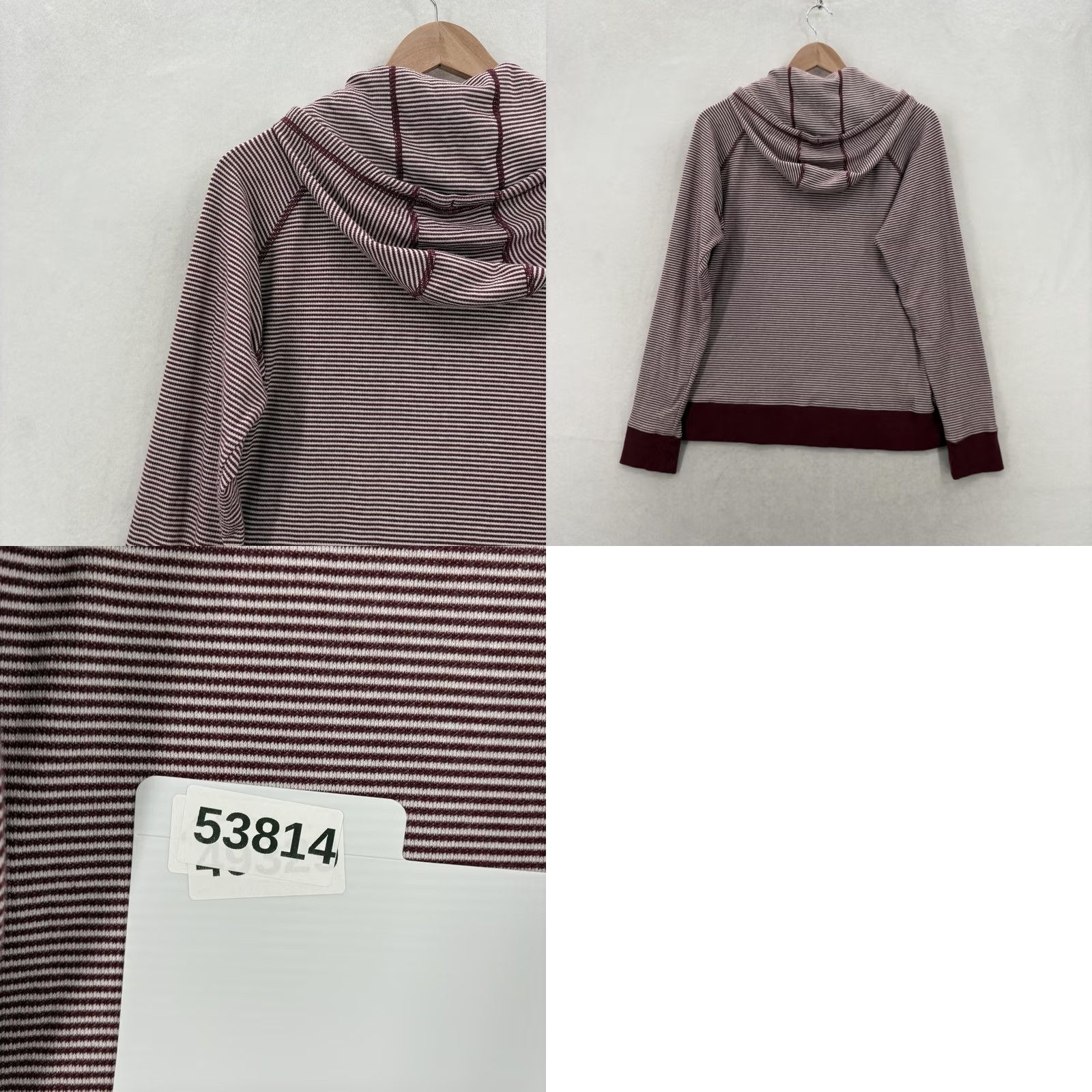 Vintage Kuhl Hoodie Sweatshirt Womens Large Red Striped Hiking Outdoors Pullover Size L / US 10 / IT 46 - 9 Thumbnail
