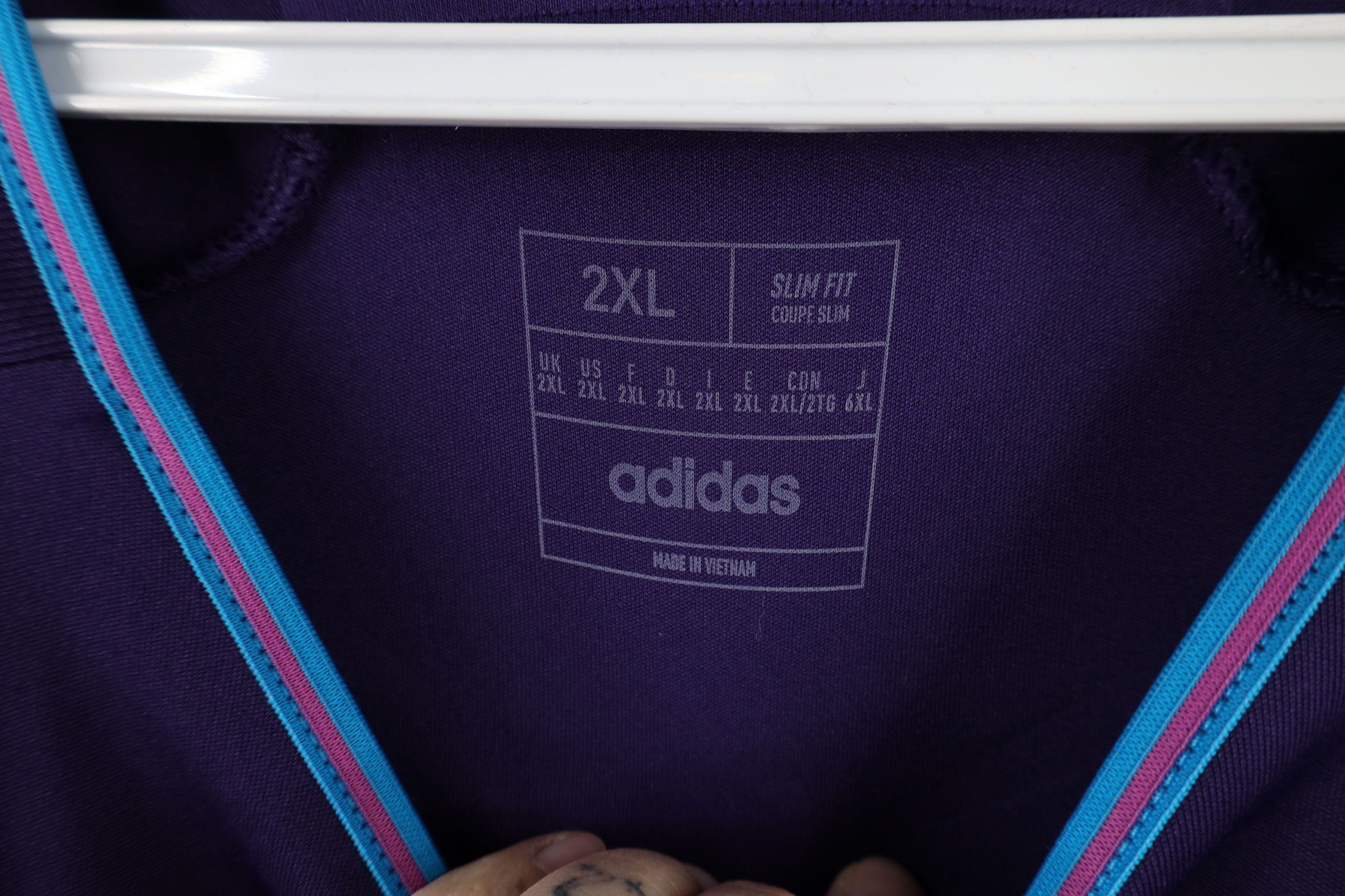 Adidas × Vintage New Adidas Charlotte Football Club Soccer Jersey Purple Size US XXL / EU 58 / 5 - 6 Thumbnail