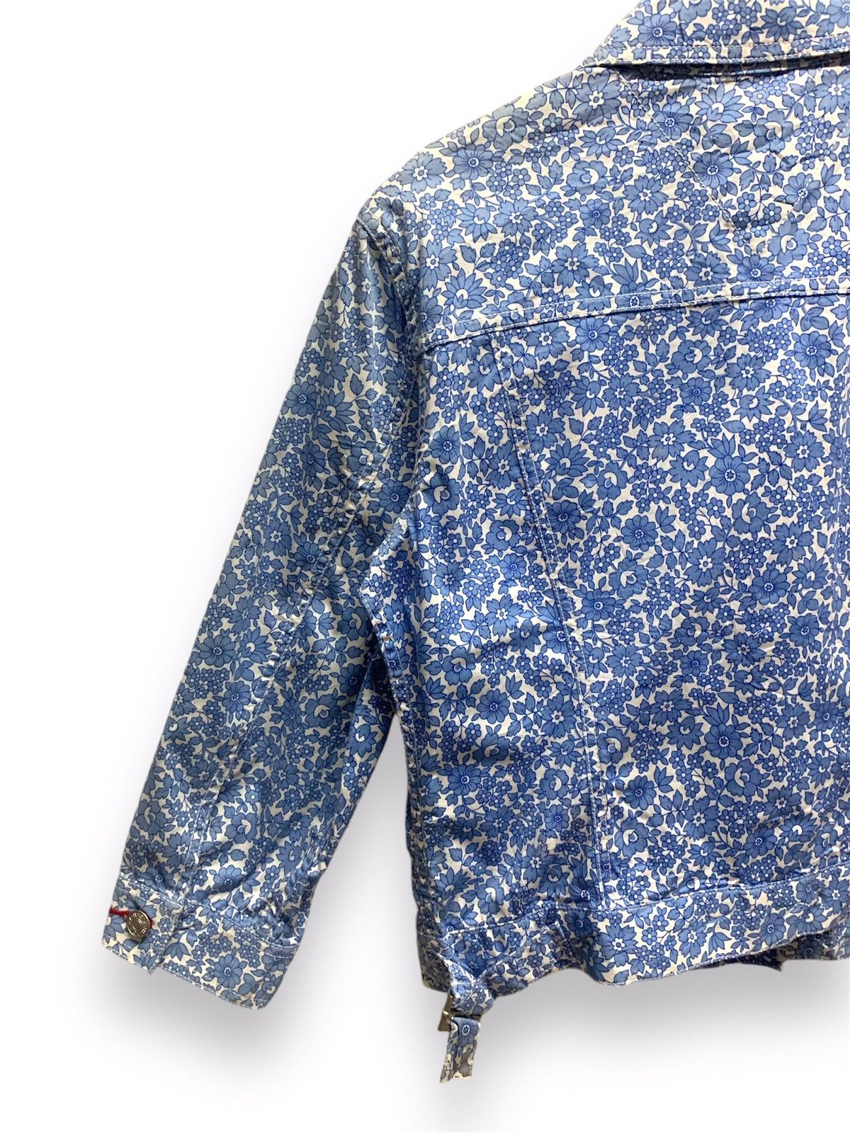 Tommy Hilfiger TOMMY HILFIGER Croptop Denim Jacket Fullprint Flower Size S / US 4 / IT 40 - 9 Thumbnail