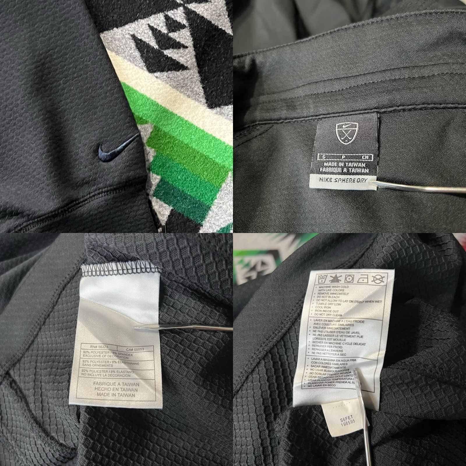 Nike Nike Dri-Fit Golf Pullover Mens Small Black 1/4 Zip Long Sleeve Stretch D1 Size US S / EU 44-46 / 1 - 8 Thumbnail