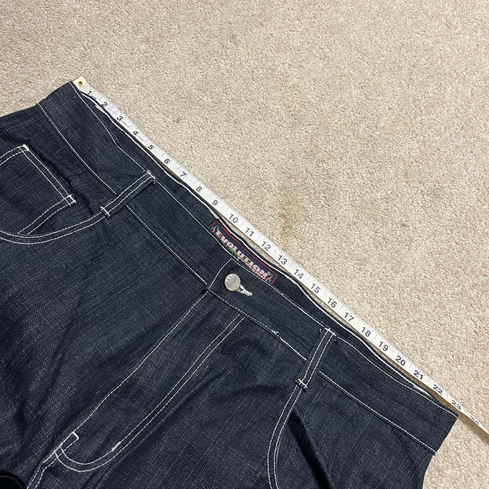 Other Evolution Y2K Cyber Baggy Skater Zombie Embroidered Jeans 46 Size US 44 / EU 60 - 5 Thumbnail
