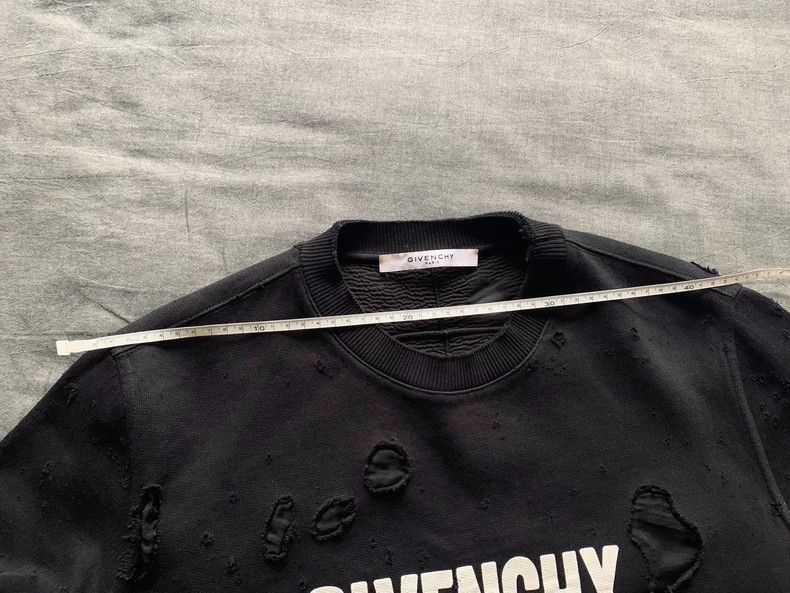 Givenchy Givenchy Double-layer ripped sweatshirt Size US M / EU 48-50 / 2 - 8 Thumbnail