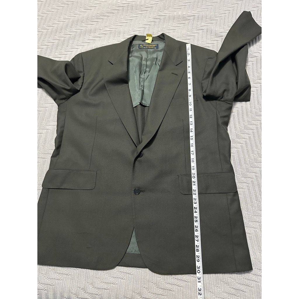 Brooks Brothers Brooks Brothers olive green two button wool blazer size 45R Size 44R - 7 Thumbnail