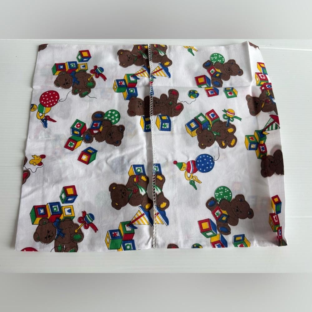 Designer Vintage 90s Baby’s Pillowcase by Emval Creations Size ONE SIZE - 4 Thumbnail