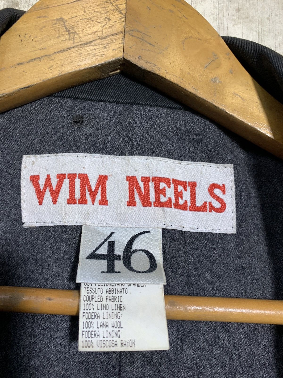 Vetements De Sport By Wim Neels 🔥WIM NEELS DARK GREY COATS JACKETS Size US S / EU 44-46 / 1 - 10 Thumbnail