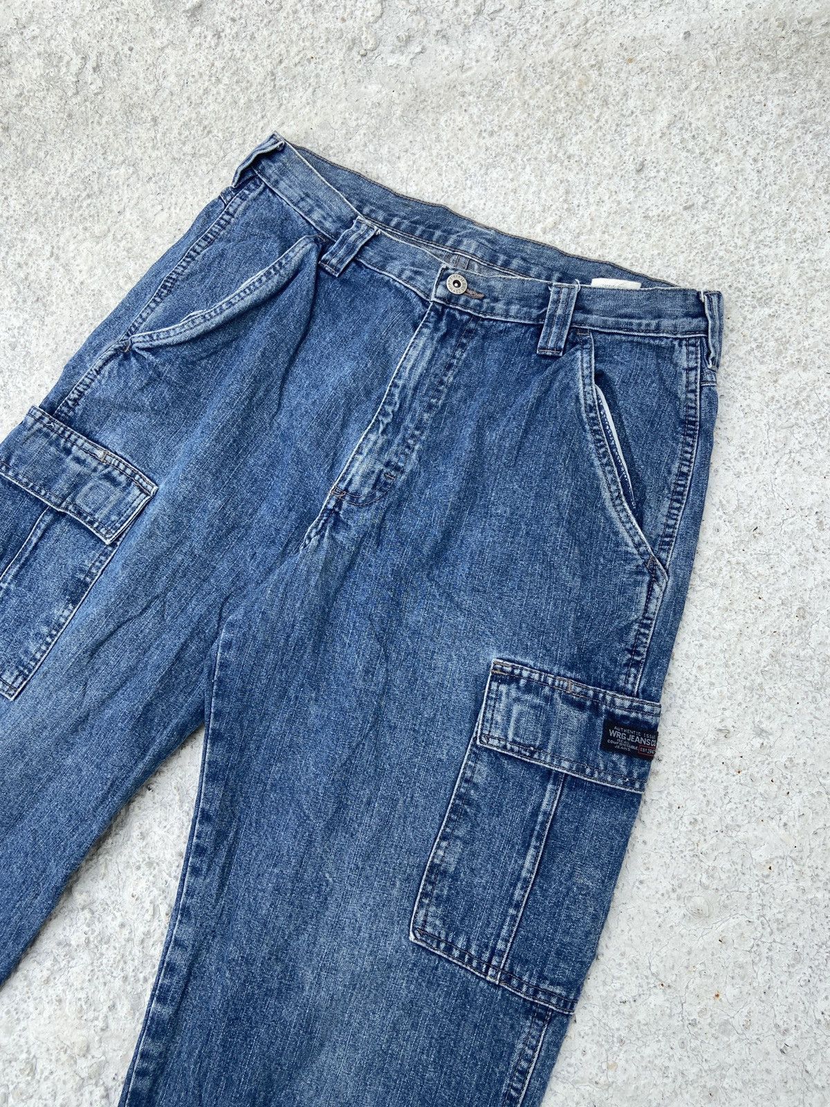Japanese Brand × Vintage × Wrangler Baggy Wrangler Workwear Denim Size US 32 / EU 48 - 5 Thumbnail