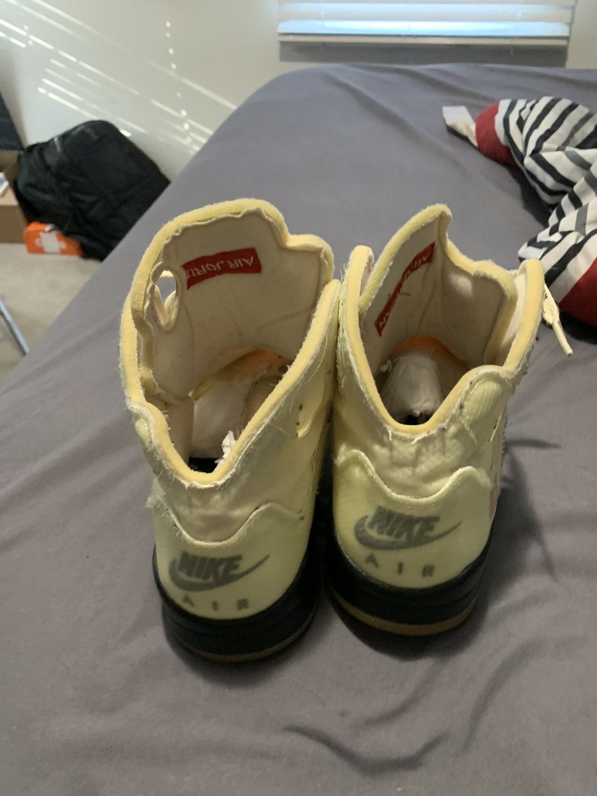 Jordan Brand × Off-White Off white Jordan 5 sail Size US 11 / EU 44 - 5 Thumbnail