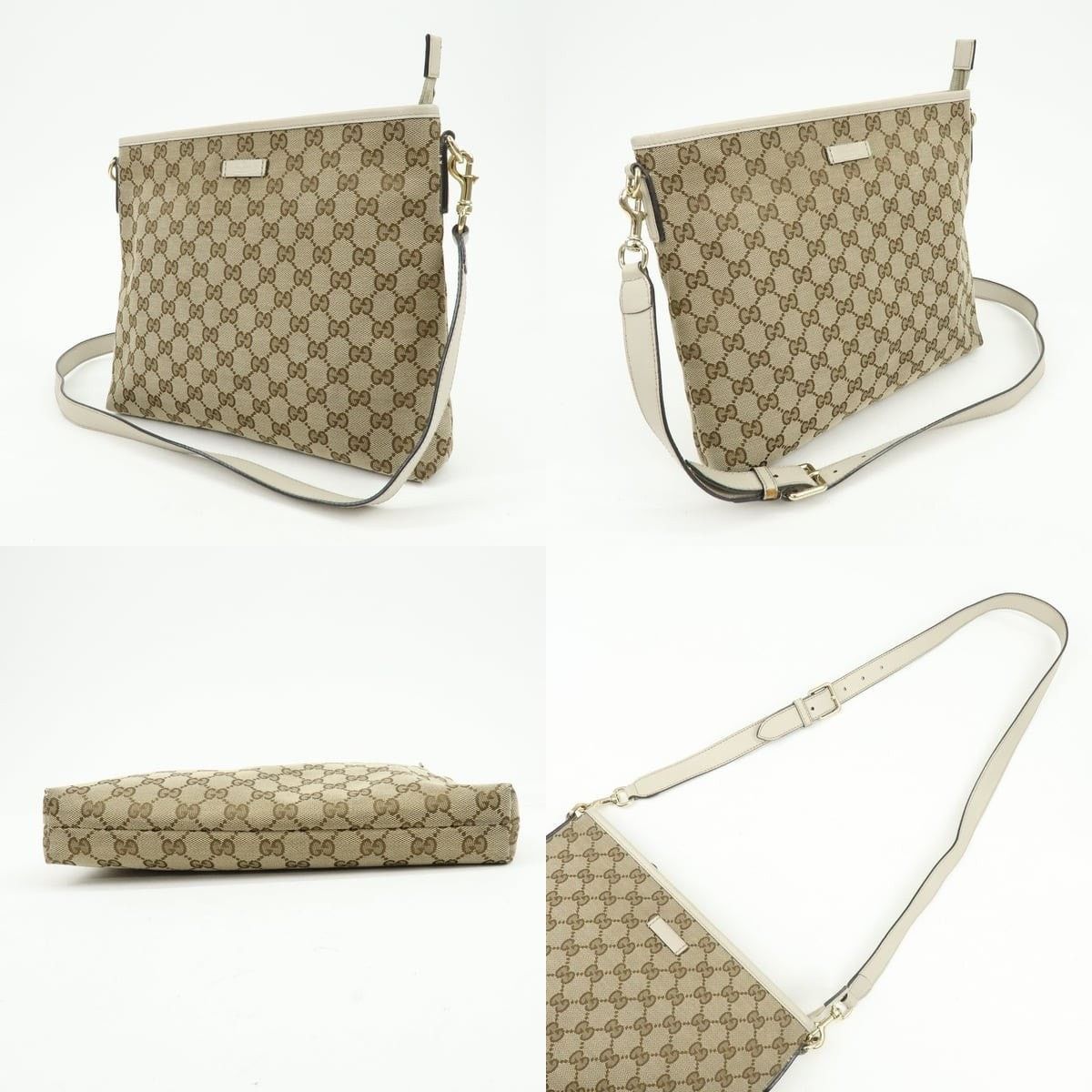 Gucci Gucci GG Supreme Crossbody Bag Beige Size ONE SIZE - 3 Thumbnail