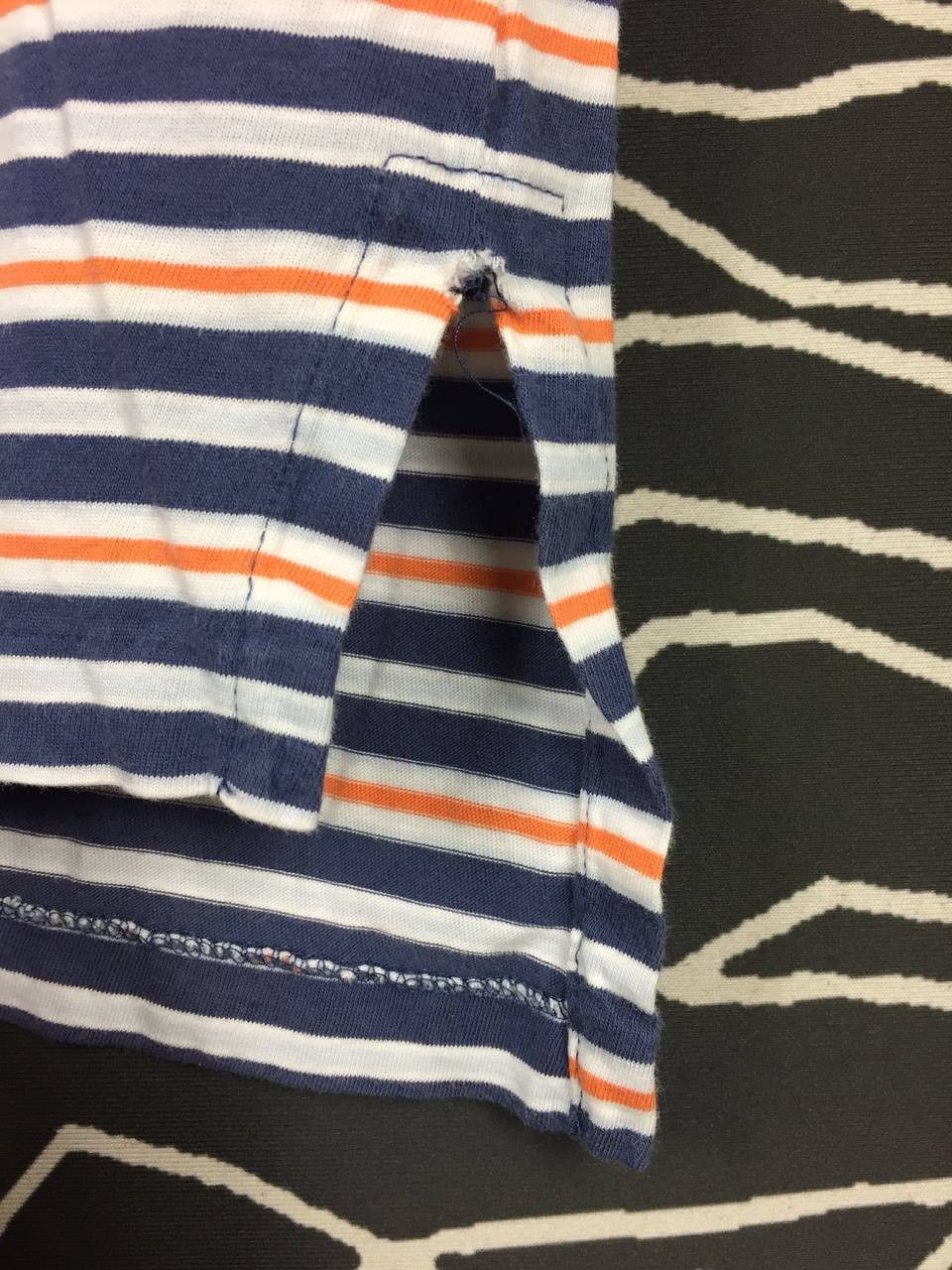 Polo Ralph Lauren × Vintage Vtg Polo Ralph Lauren Small Pony Custom Fit Striped Polo Tee Size US M / EU 48-50 / 2 - 5 Thumbnail