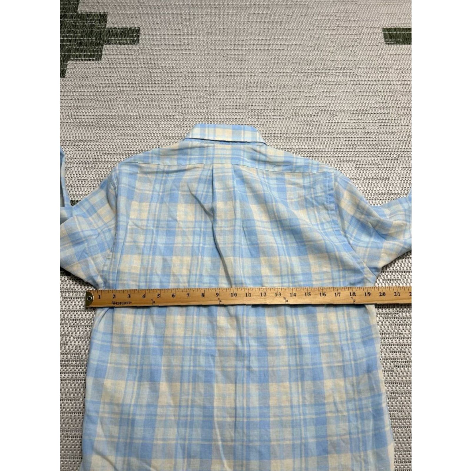 Vineyard Vines Vineyard Vines Tucker Shirt Mens Small Blue Plaid Slim Fit Cotton Button Down Size US S / EU 44-46 / 1 - 5 Thumbnail